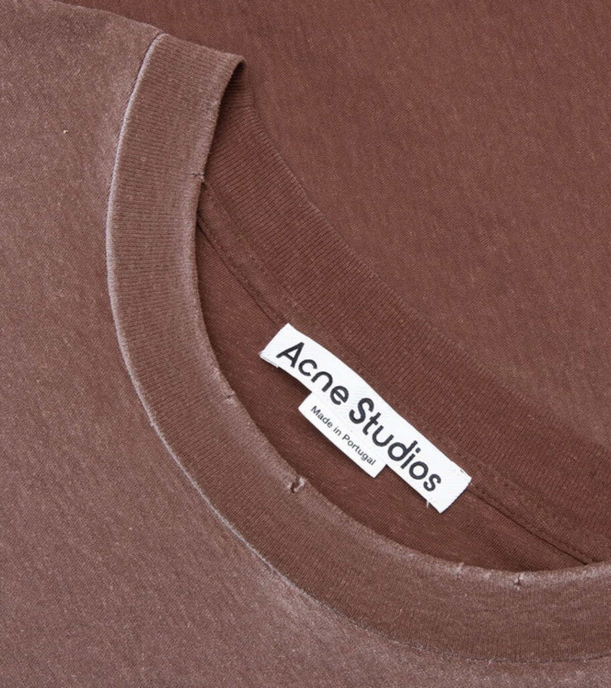 Acne Studios Sprayed 1996 Logo T-Shirt – Chocolate Brown