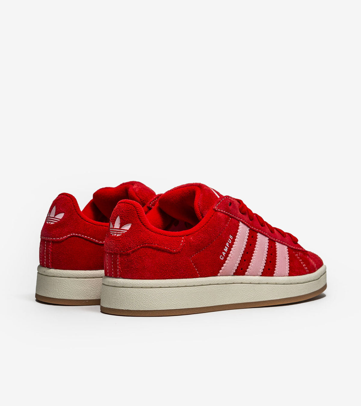 Adidas Campus 00s Better Scarlet Clear Pink — Sneaker Suède Rouge & Rose
