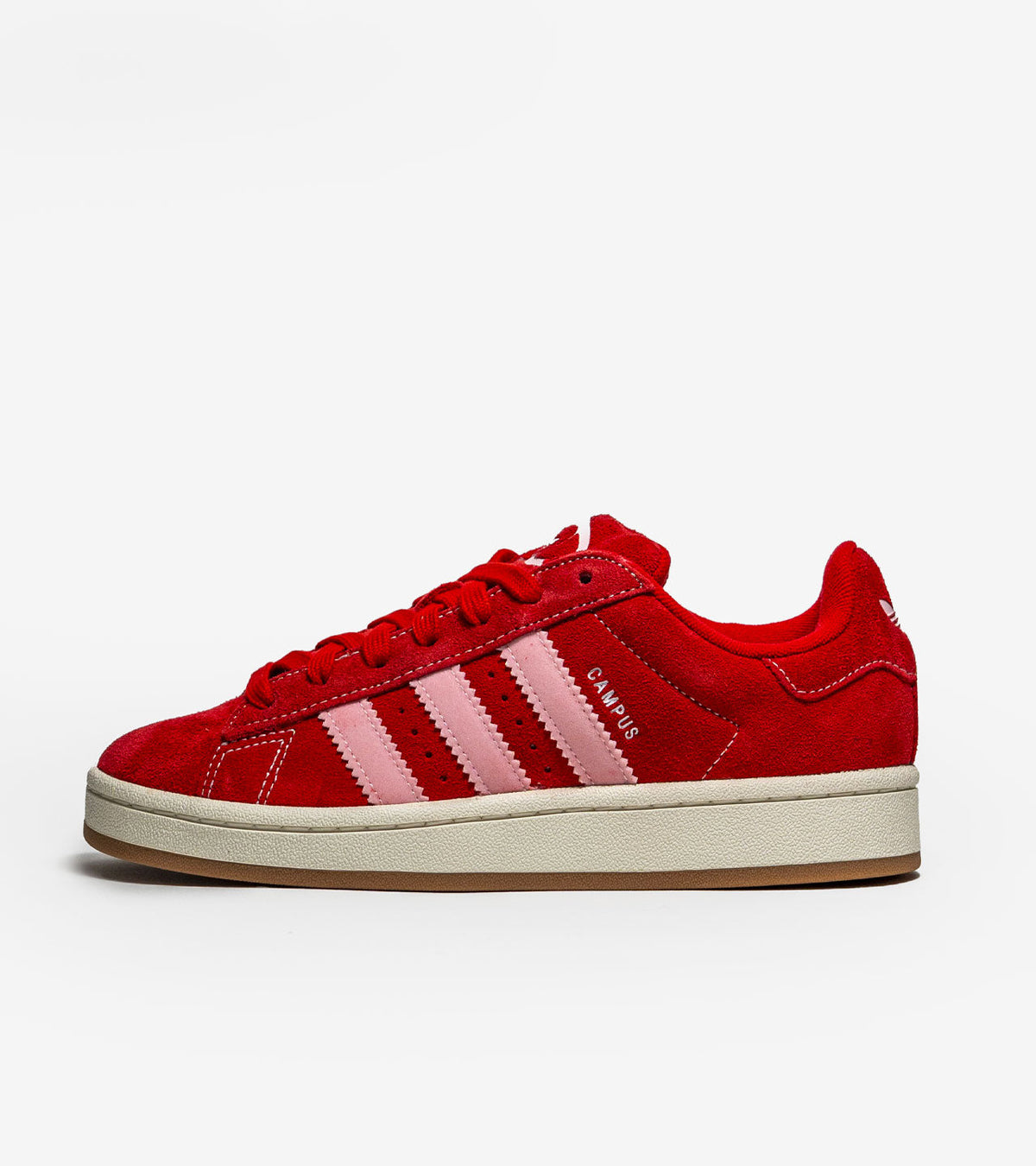 Adidas Campus 00s Better Scarlet Clear Pink — Sneaker Suède Rouge & Rose