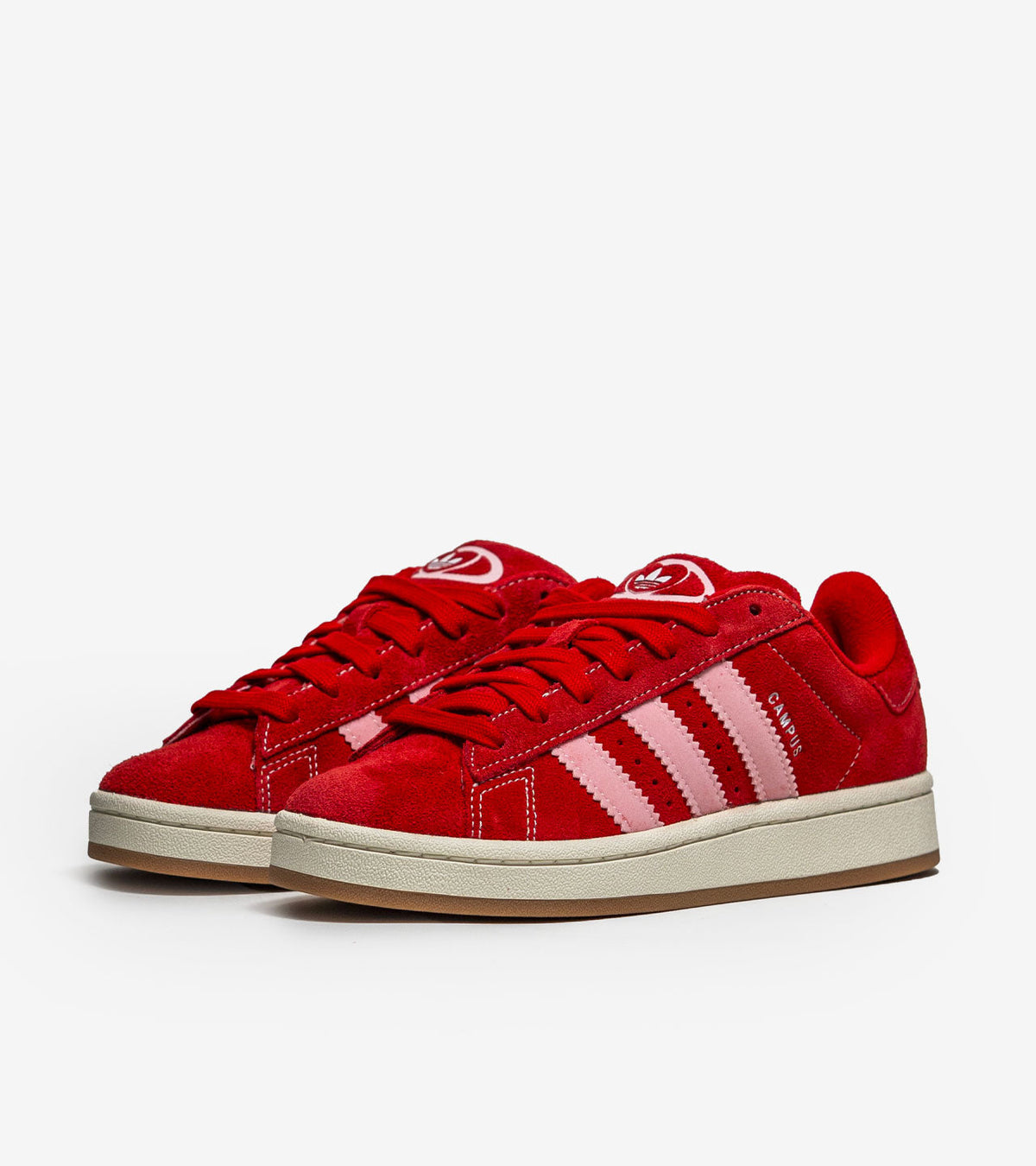 Adidas Campus 00s Better Scarlet Clear Pink — Sneaker Suède Rouge & Rose