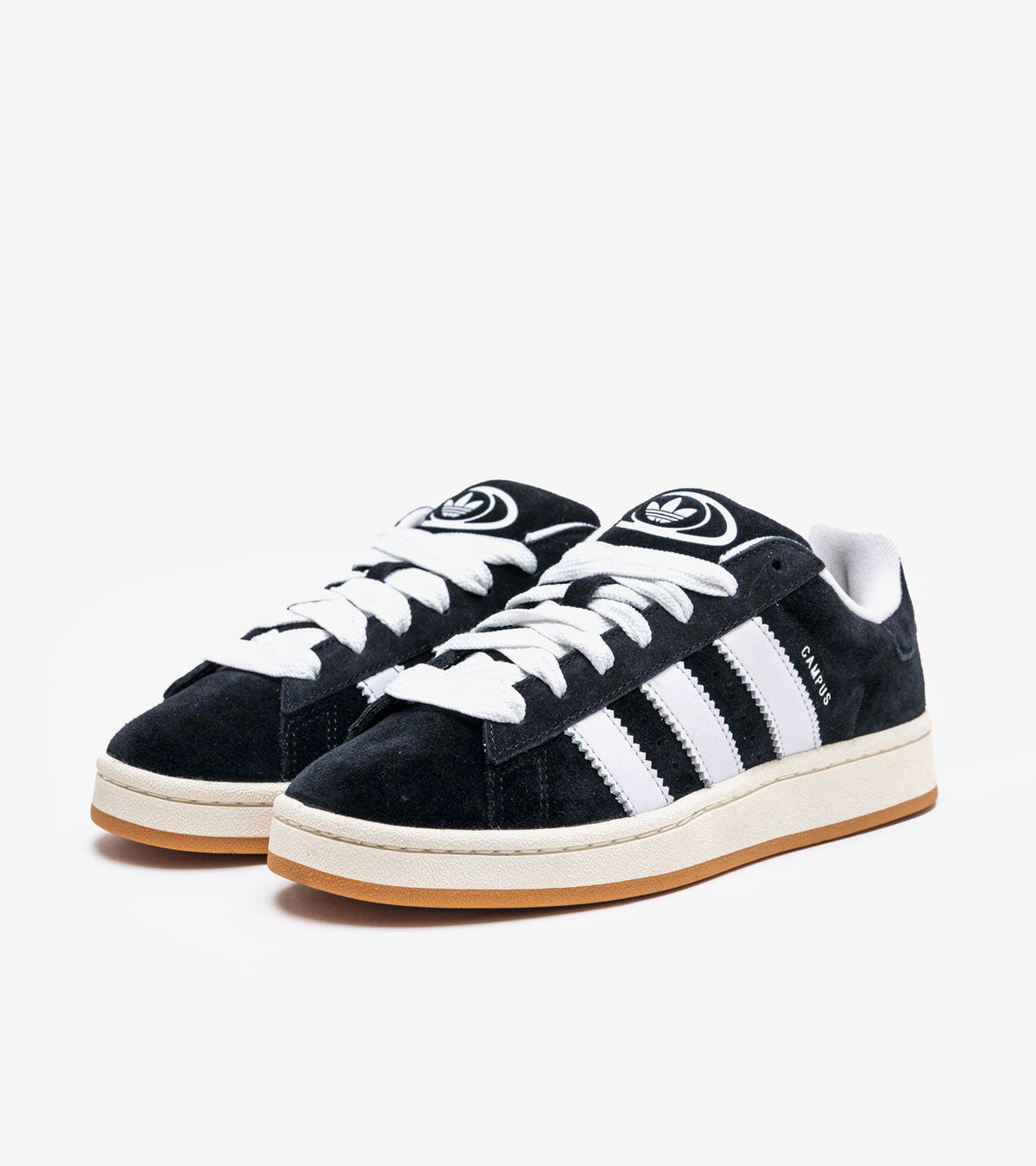 Adidas Campus 00s Core Black — Sneaker Suède Noir/Blanc