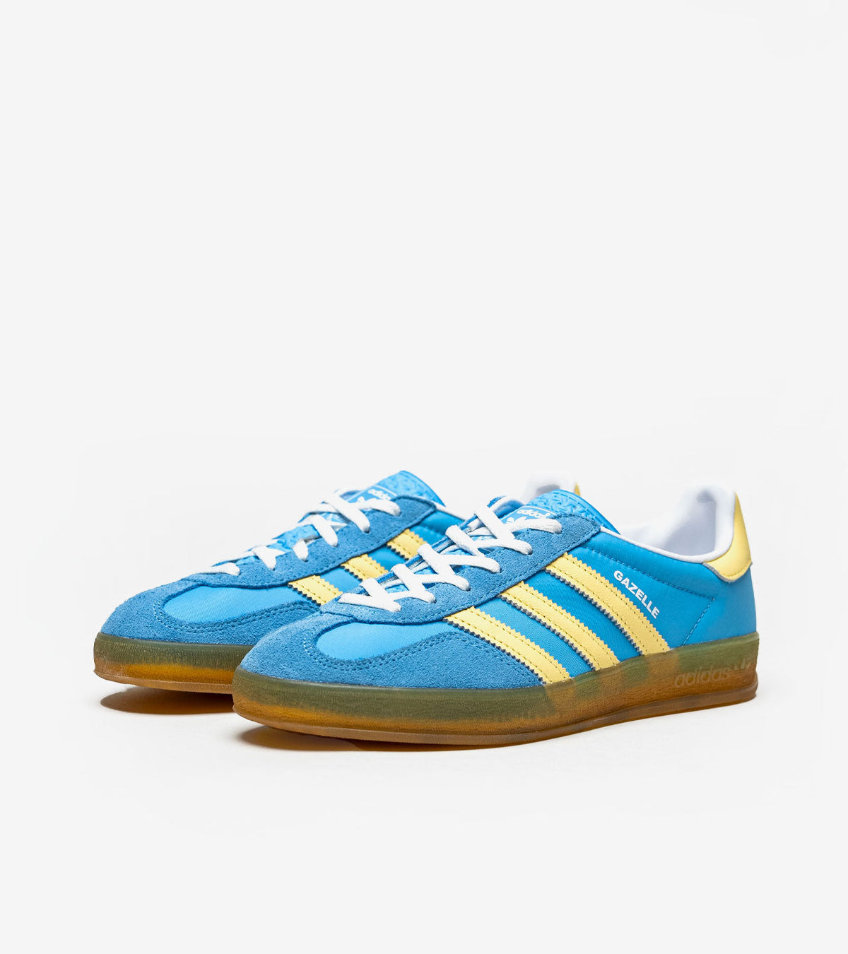 Adidas Gazelle Indoor – Semi Blue Burst / Almost Yellow (Femme)