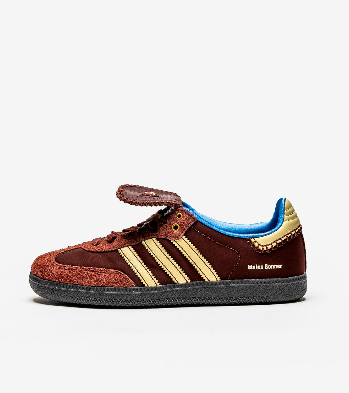 Adidas Samba Nylon Wales Bonner – Fox Brown / Sandy Beige / Lucky Blue