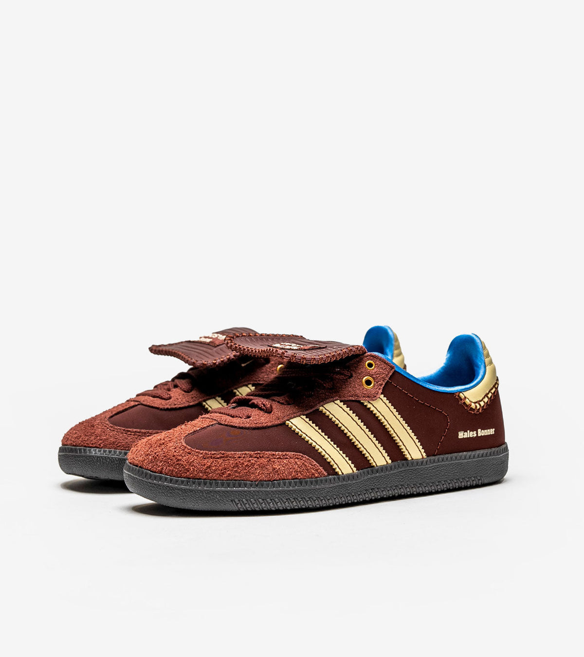 Adidas Samba Nylon Wales Bonner – Fox Brown / Sandy Beige / Lucky Blue