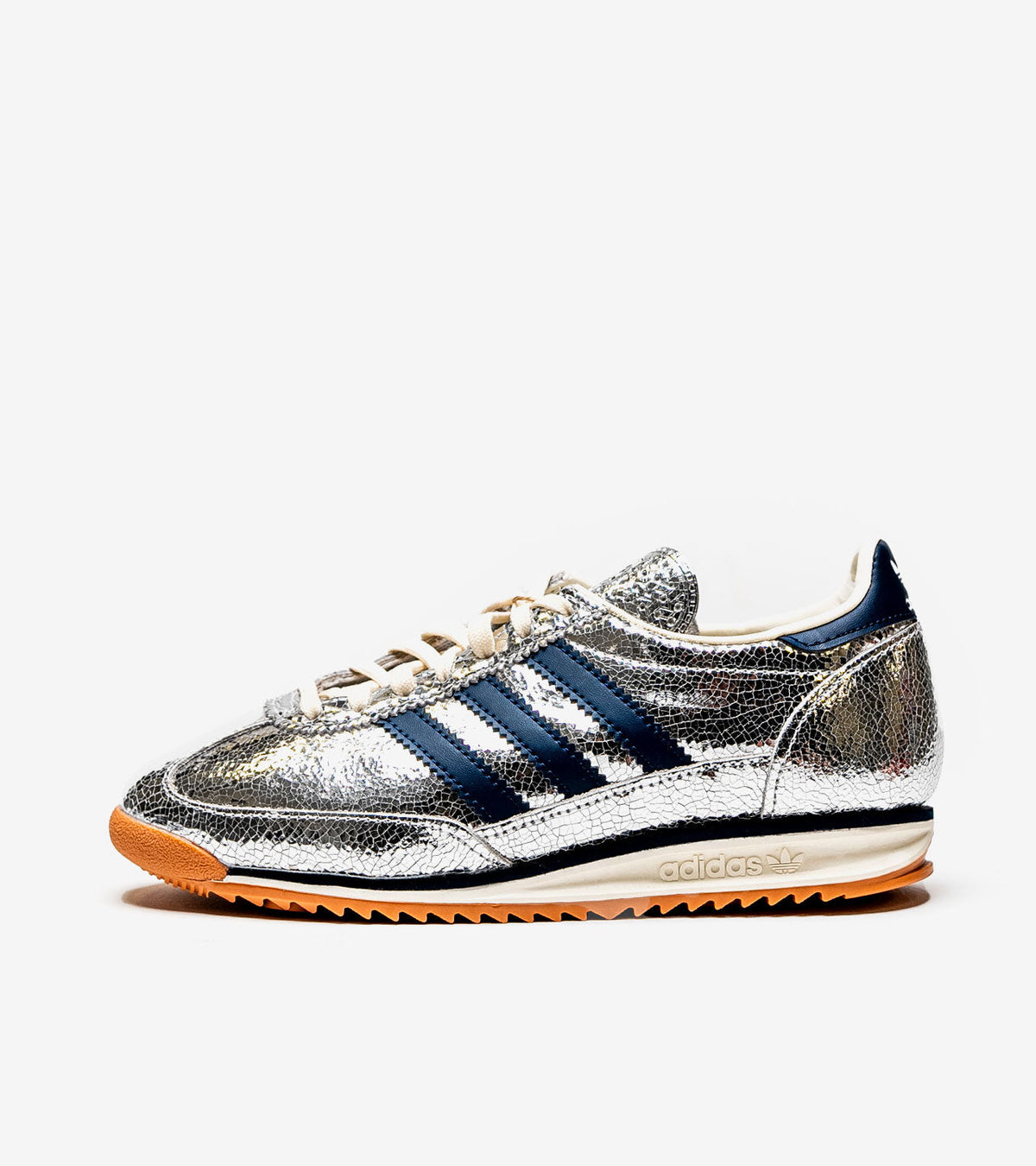 Adidas SL 72 OG Silver Metallic Collegiate Navy — Femme (JH8654)