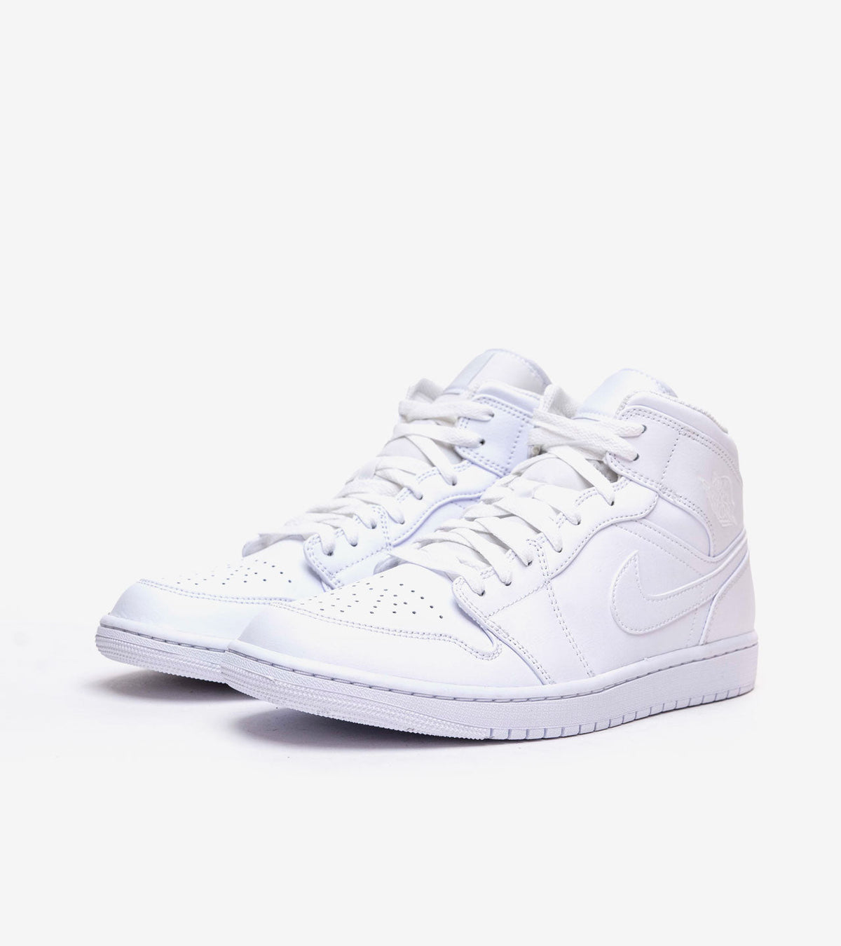 Air Jordan 1 Mid Triple White (2022) — Sneaker Toute Blanche
