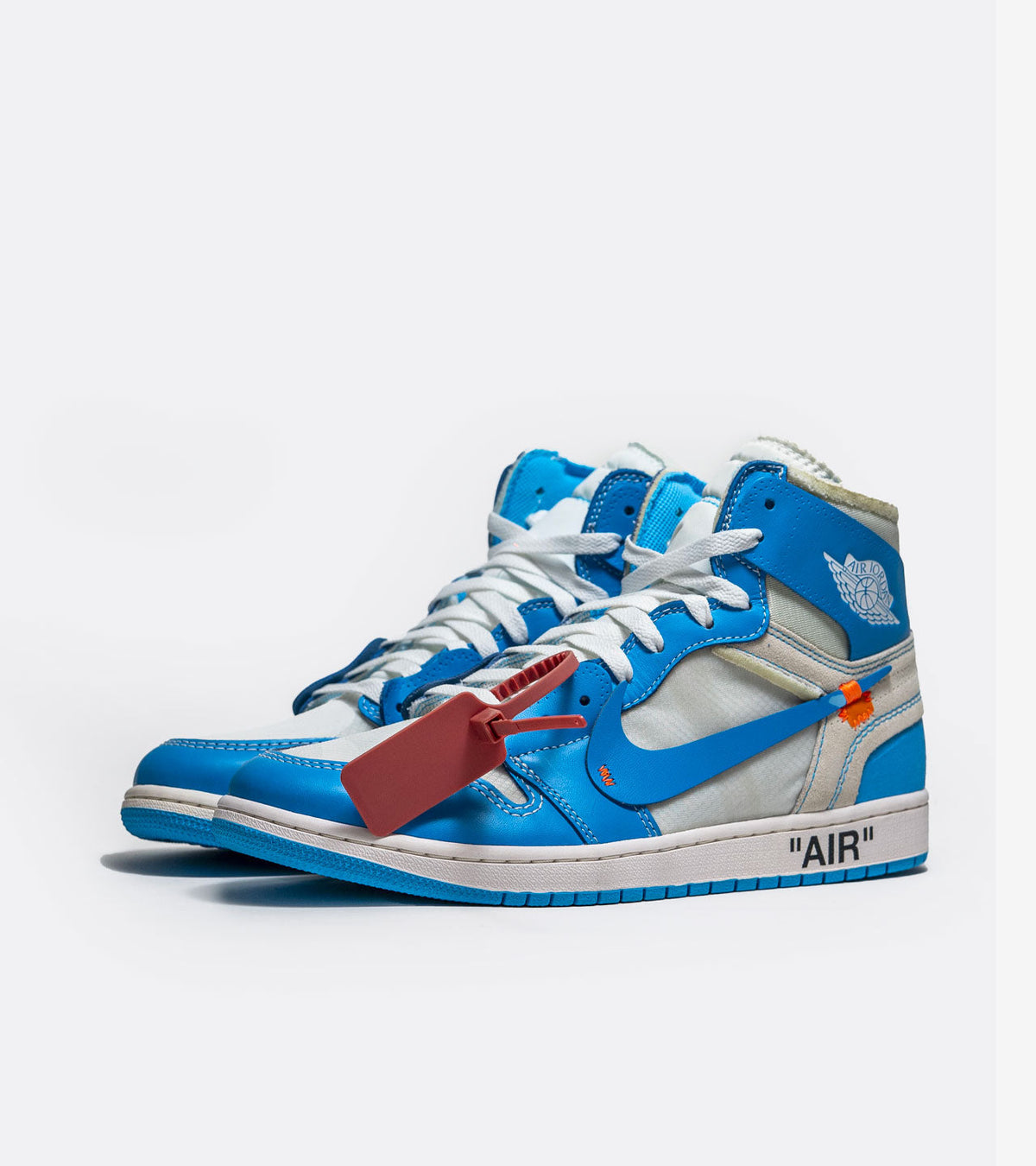 Air Jordan 1 Retro High Off-White University Blue — Collaboration Virgil Abloh