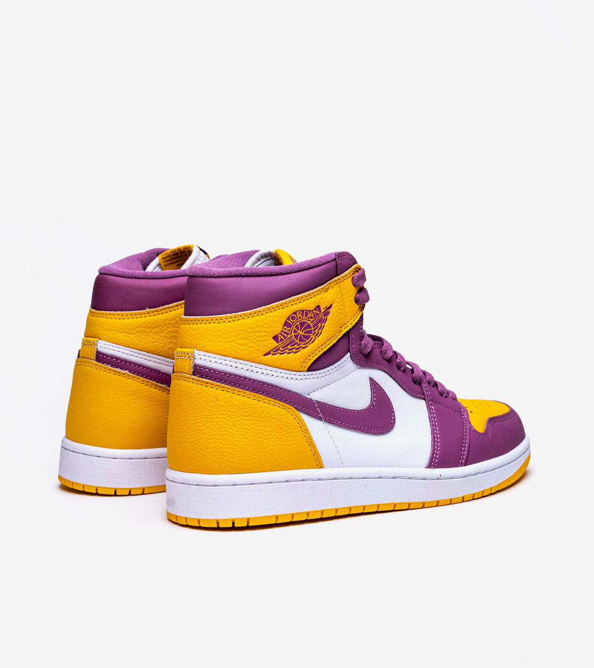 Air Jordan 1 Retro High OG "Brotherhood" — University Gold / Light Bordeaux