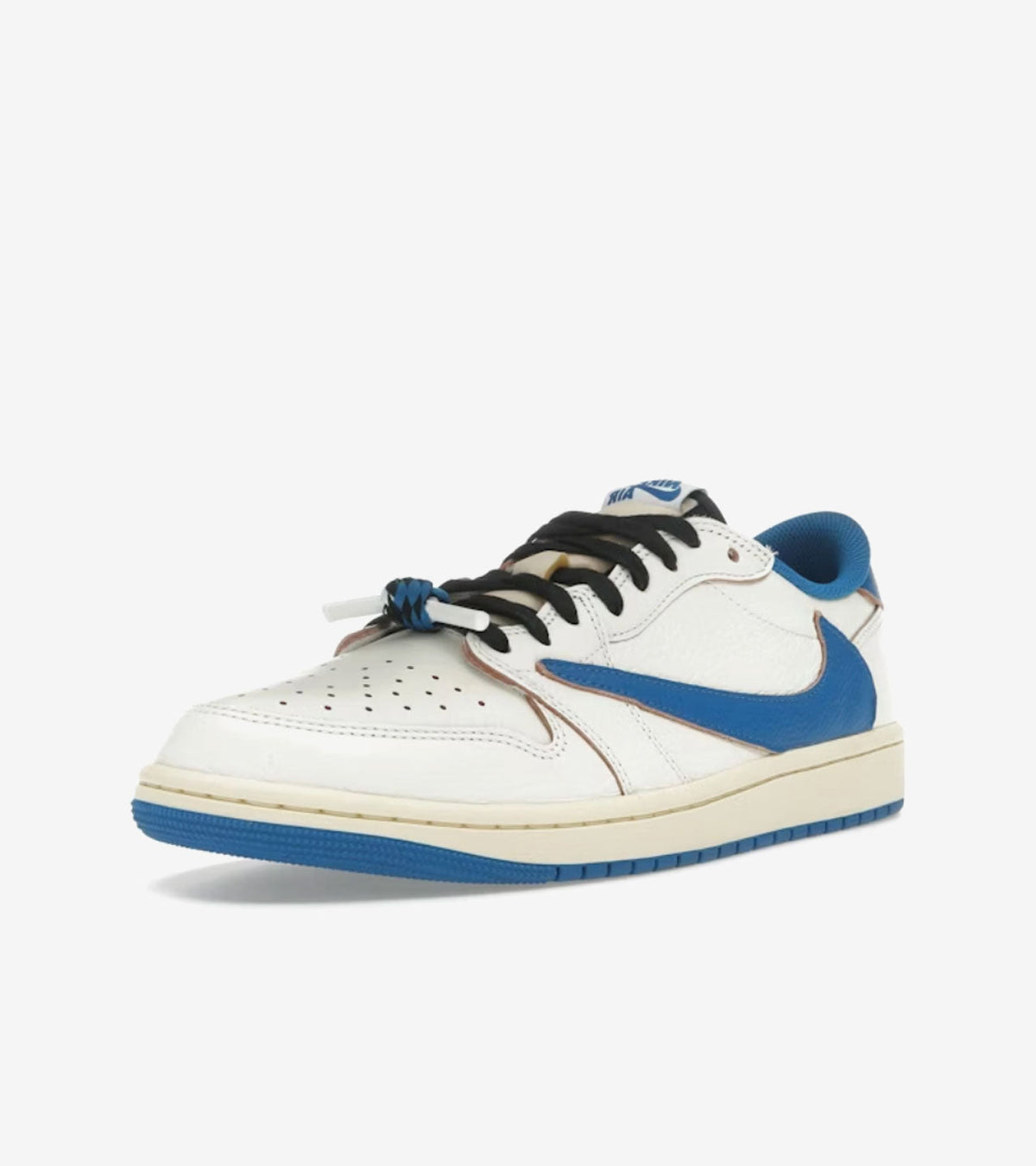 Air Jordan 1 Retro Low OG SP – Fragment x Travis Scott Sail Military Blue