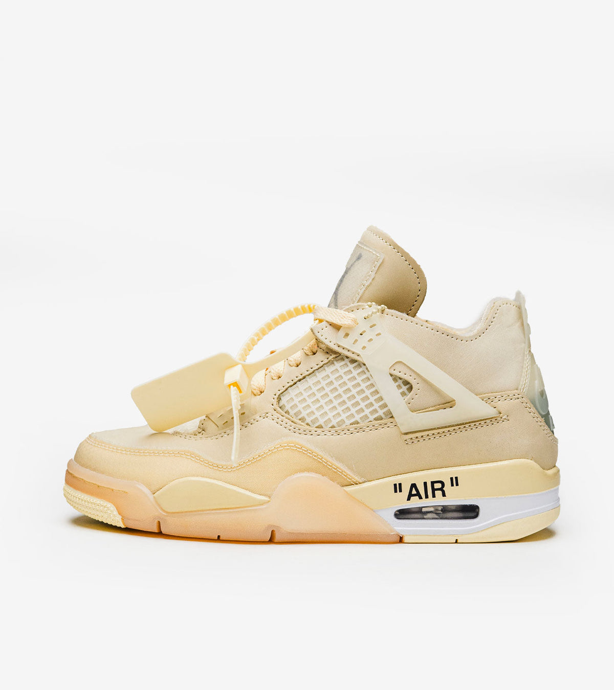 Air Jordan 4 Retro Off-White Sail (W) — Collaboration Virgil Abloh