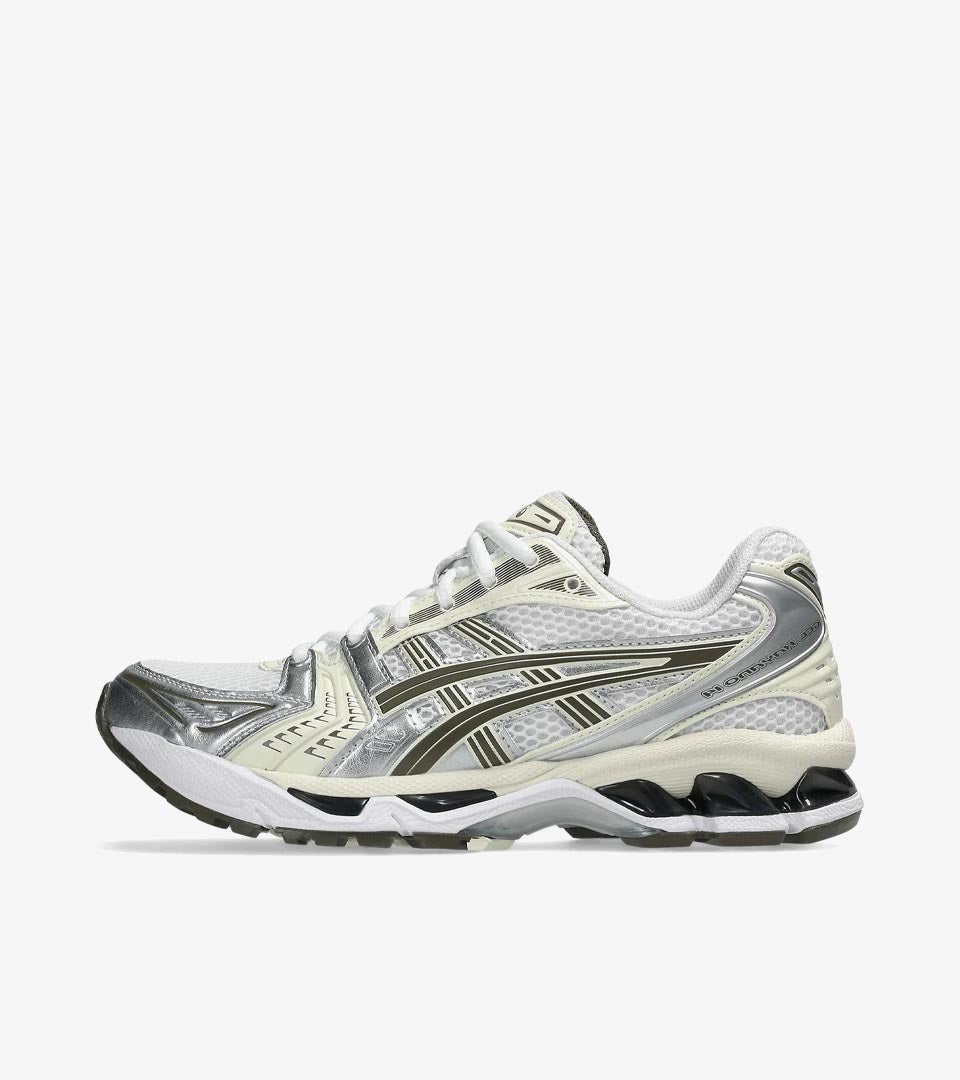 Asics Gel-Kayano 14 – White / Ivory / Silver