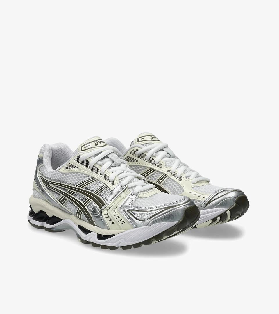 Asics Gel-Kayano 14 – White / Ivory / Silver