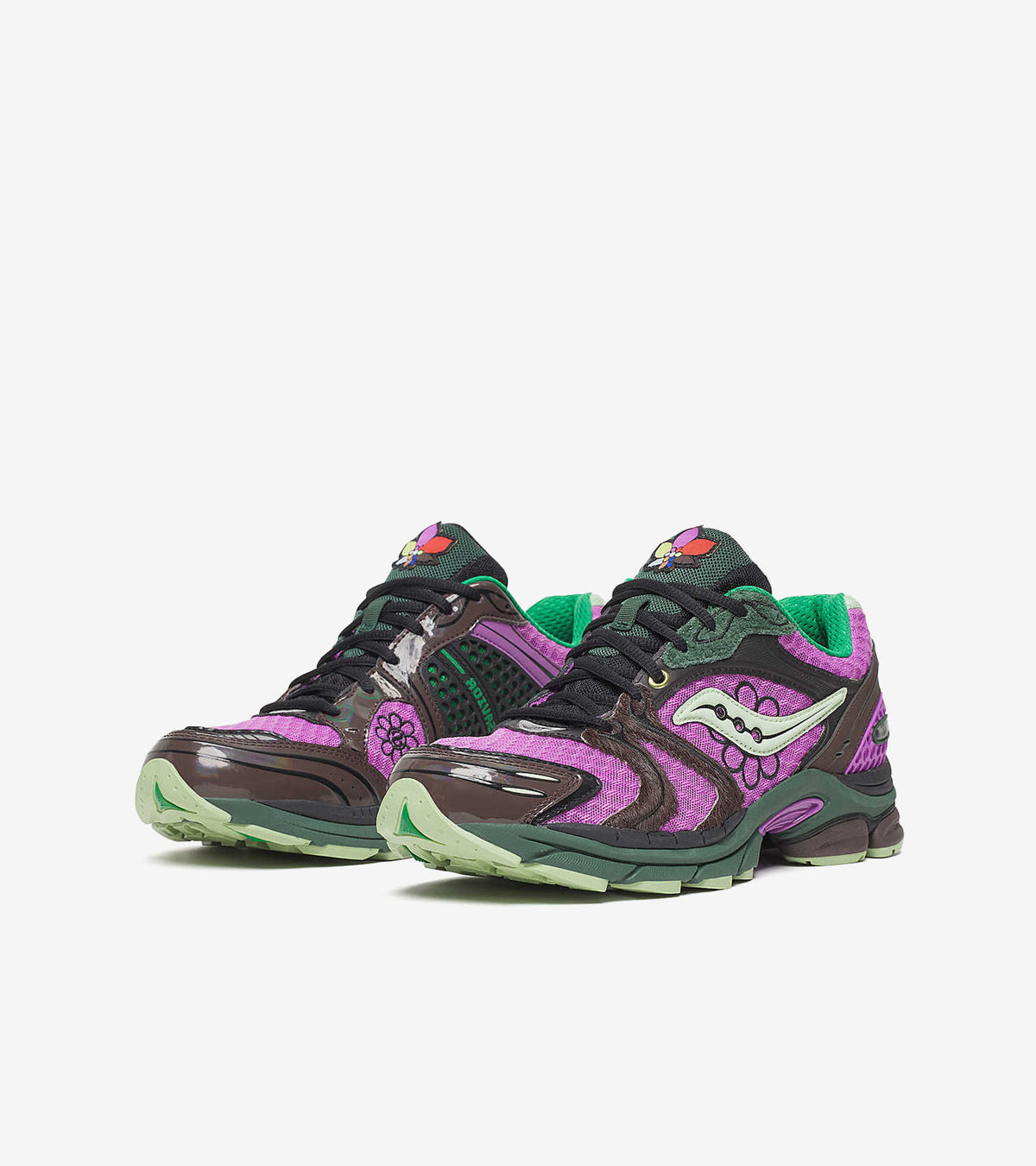 Autres Marques — Saucony ProGrid Triumph 4 Jae Tips « Flowers Grow Uptown » Perilla