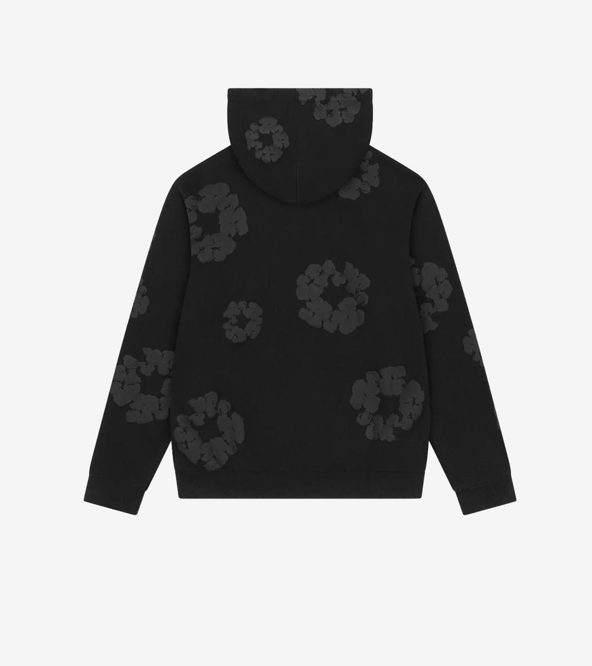 Denim Tears Cotton Wreath Hoodie Black Monochrome – Christmas 48h