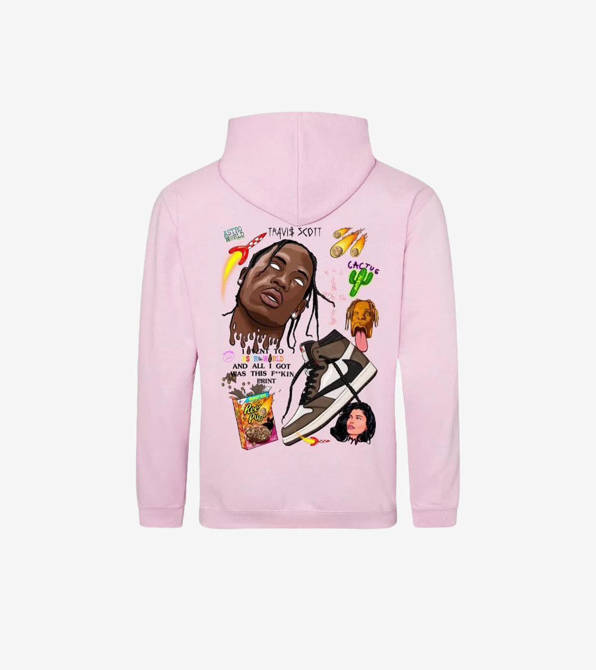 Encore Sneakers — Hoodie Dark Mocha Light Pink
