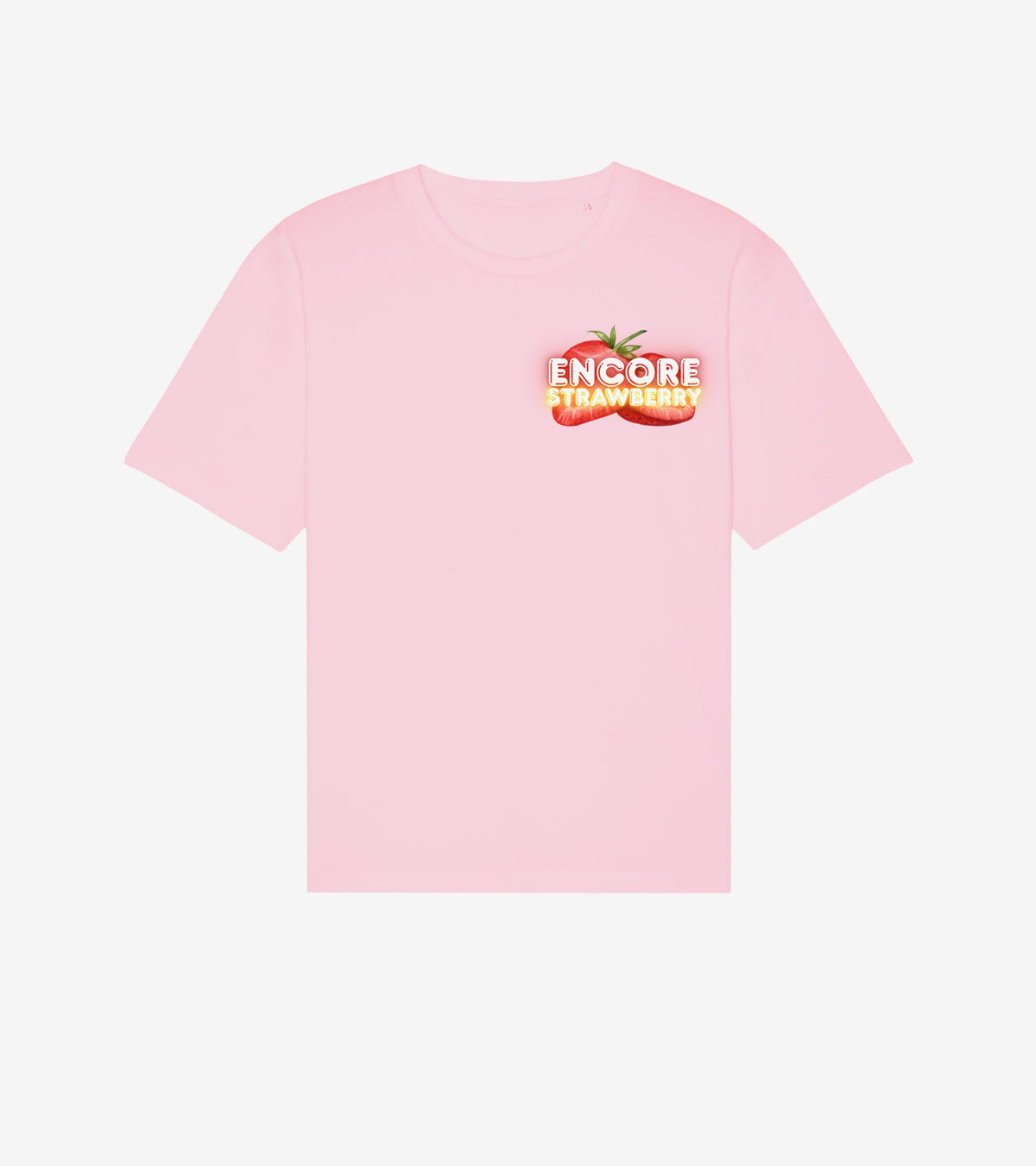 Encore Sneakers Tee Strawberry – T-shirt Light Pink