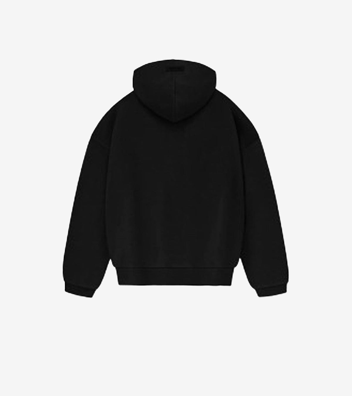 Essentials Fear of God Hoodie 'Jet Black' — Oversize Premium