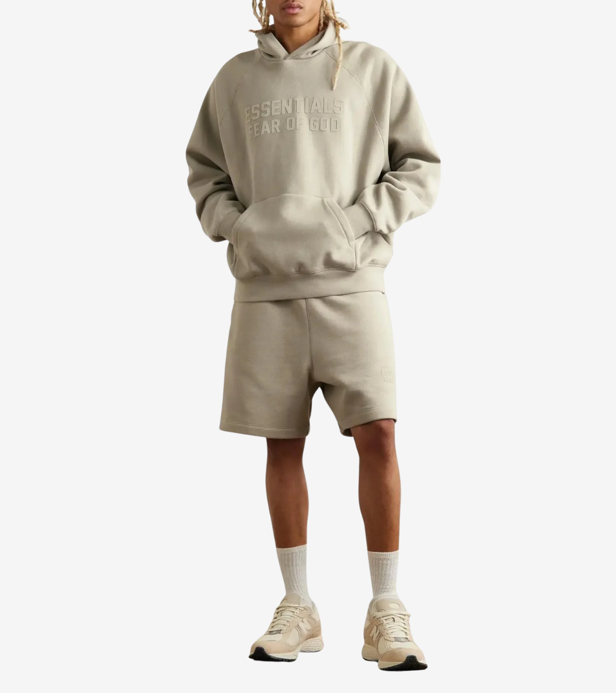 Fear of God Essentials Hoodie 'Seal' — Collection Essentials