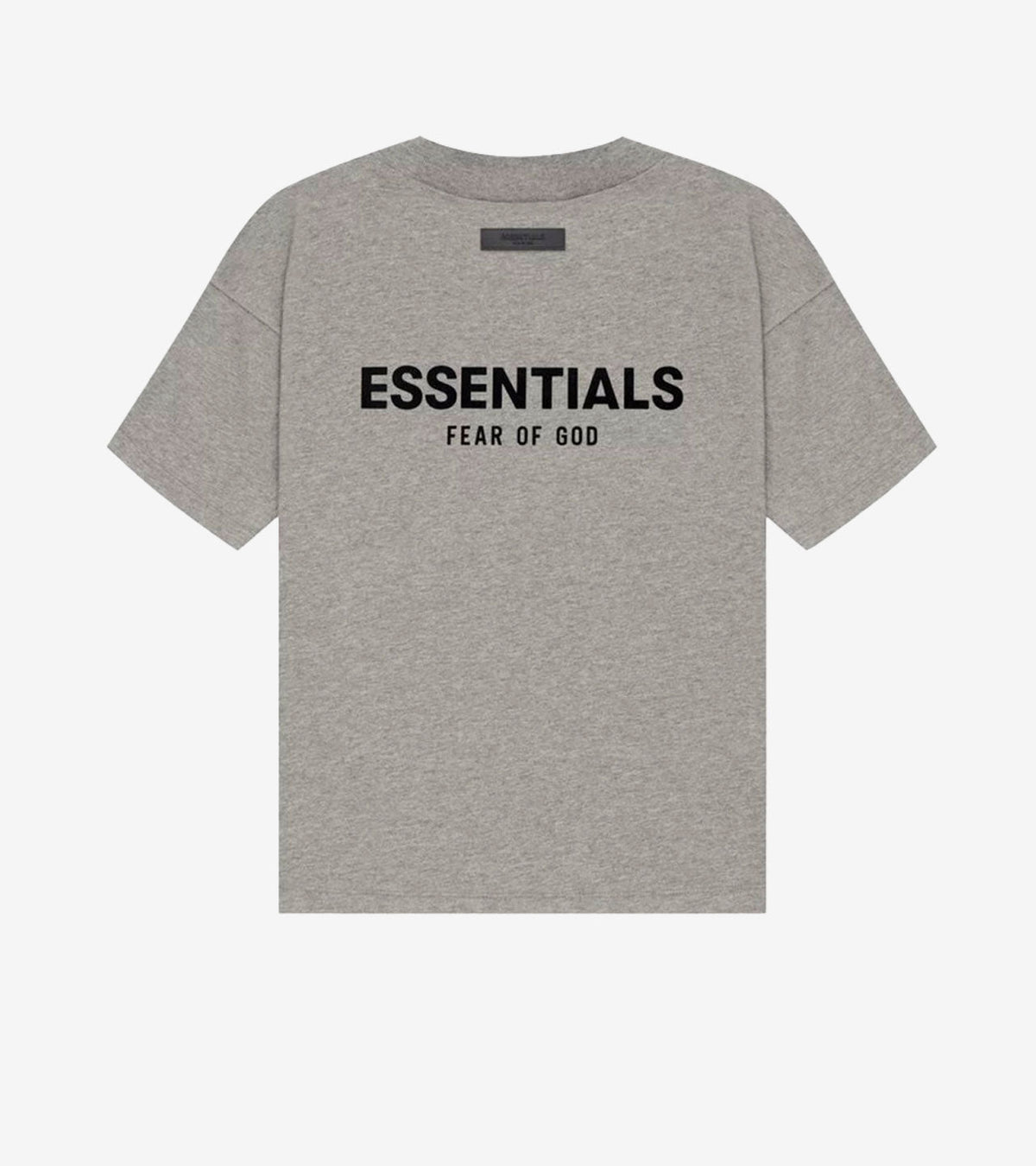 Fear of God ESSENTIALS – T-Shirt Dark Oatmeal (Grey Chiné) | Christmas48