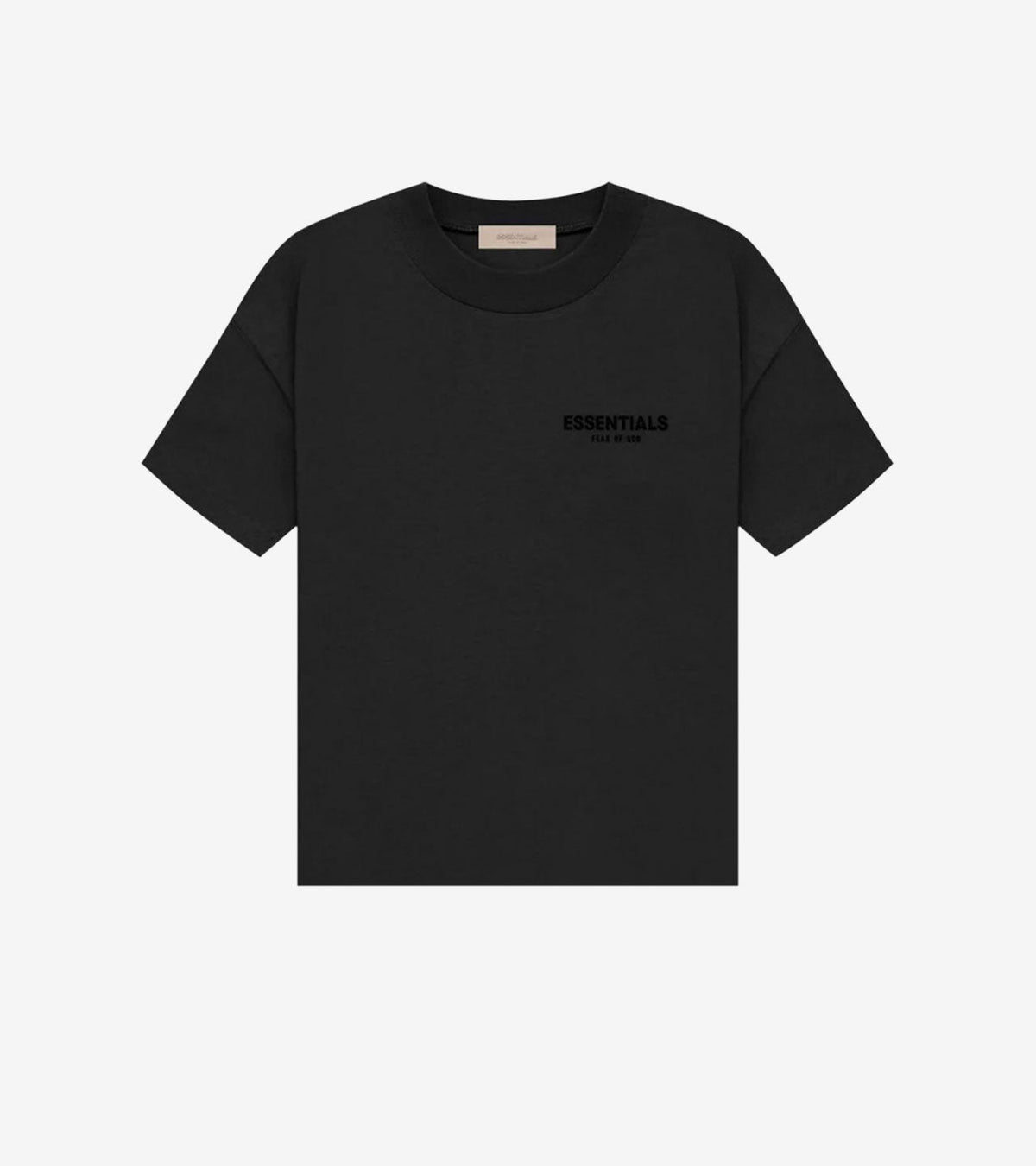 Fear of God ESSENTIALS T-Shirt 'Stretch Limo' — Noir Intense