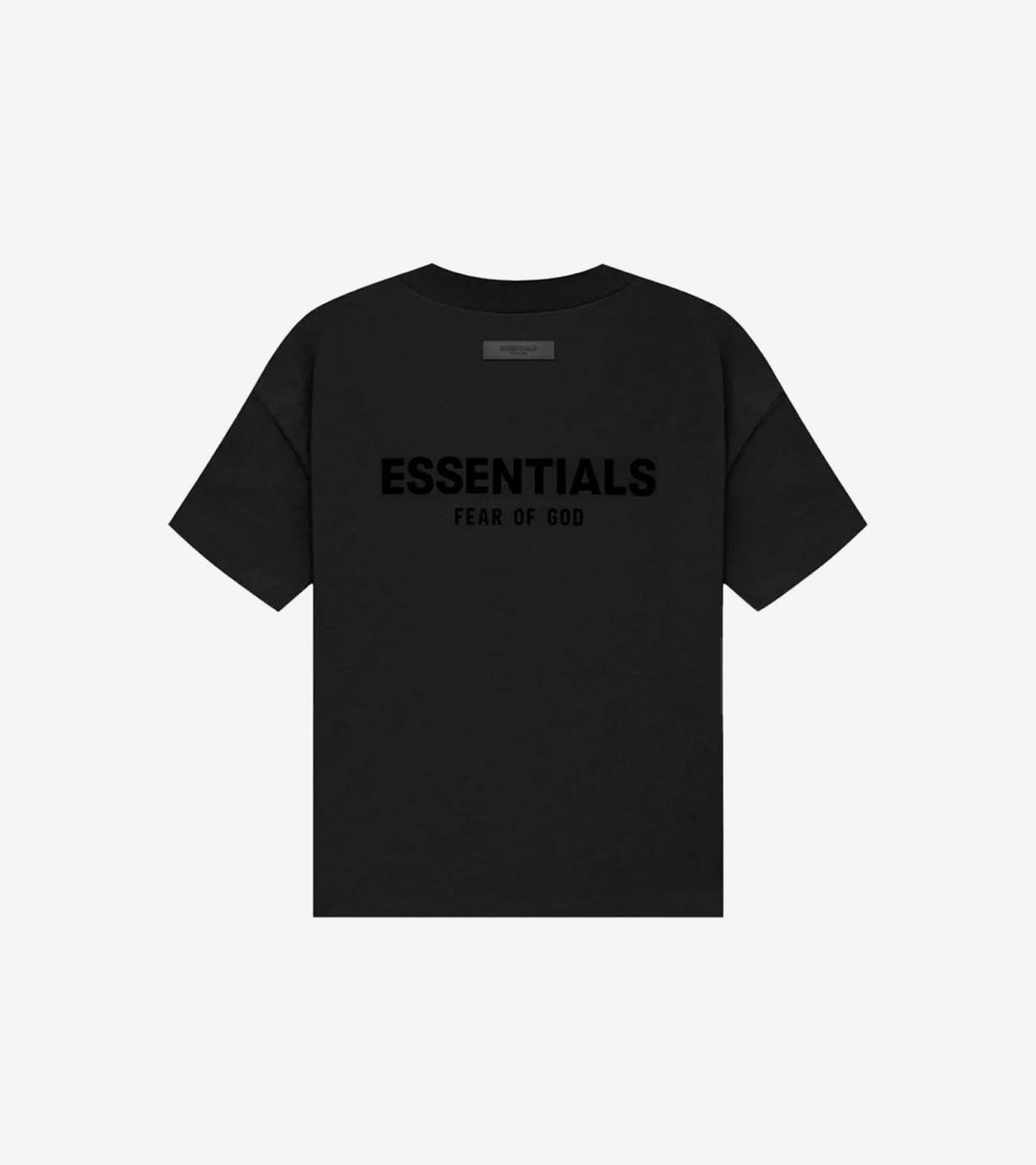 Fear of God ESSENTIALS T-Shirt 'Stretch Limo' — Noir Intense