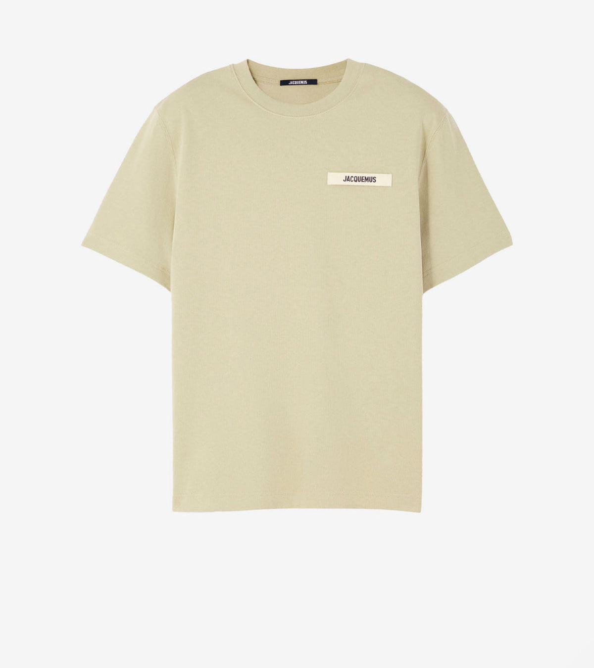 Jacquemus Le T-Shirt Gros Grain – Light Kaki | Livraison avant Noël en 48h
