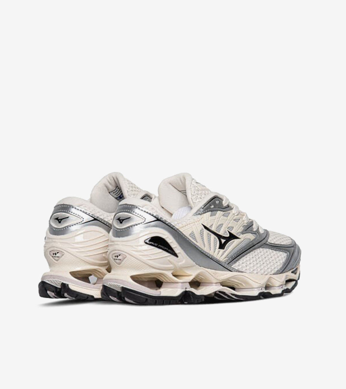 Mizuno Wave Prophecy LS — Pristine / Black / Silver