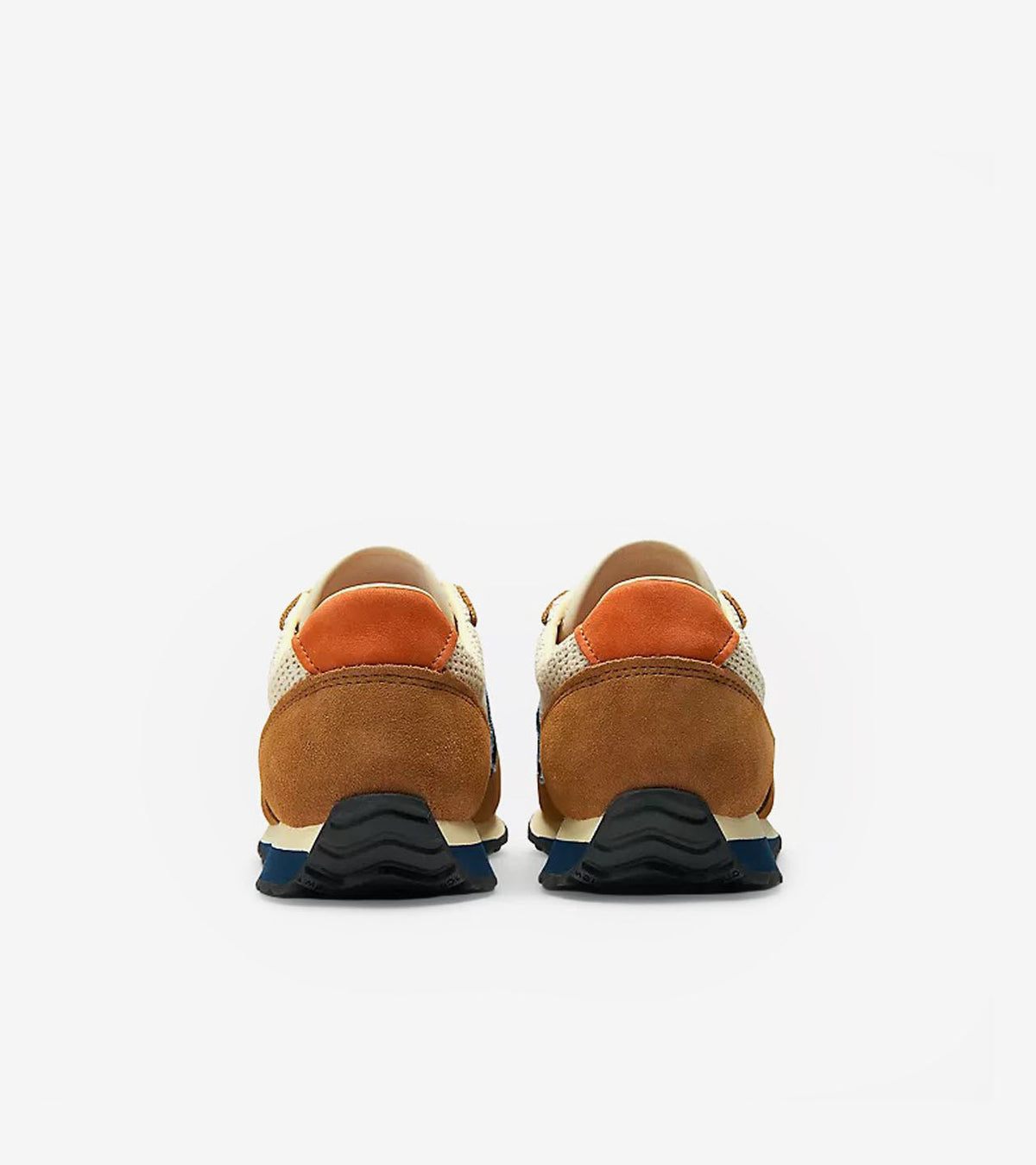 New Balance 471 × Sézane – Sneaker Rétro Ecru / Marron