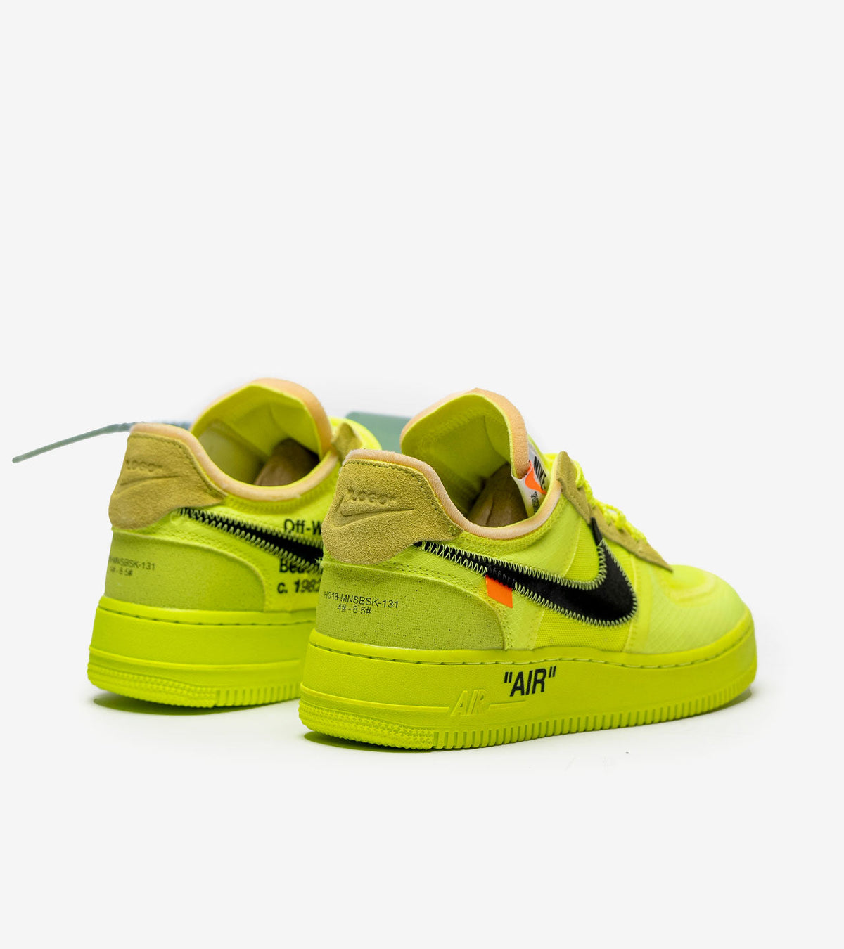 Nike Air Force 1 Low Off-White Volt — Collaboration Nike x Off-White