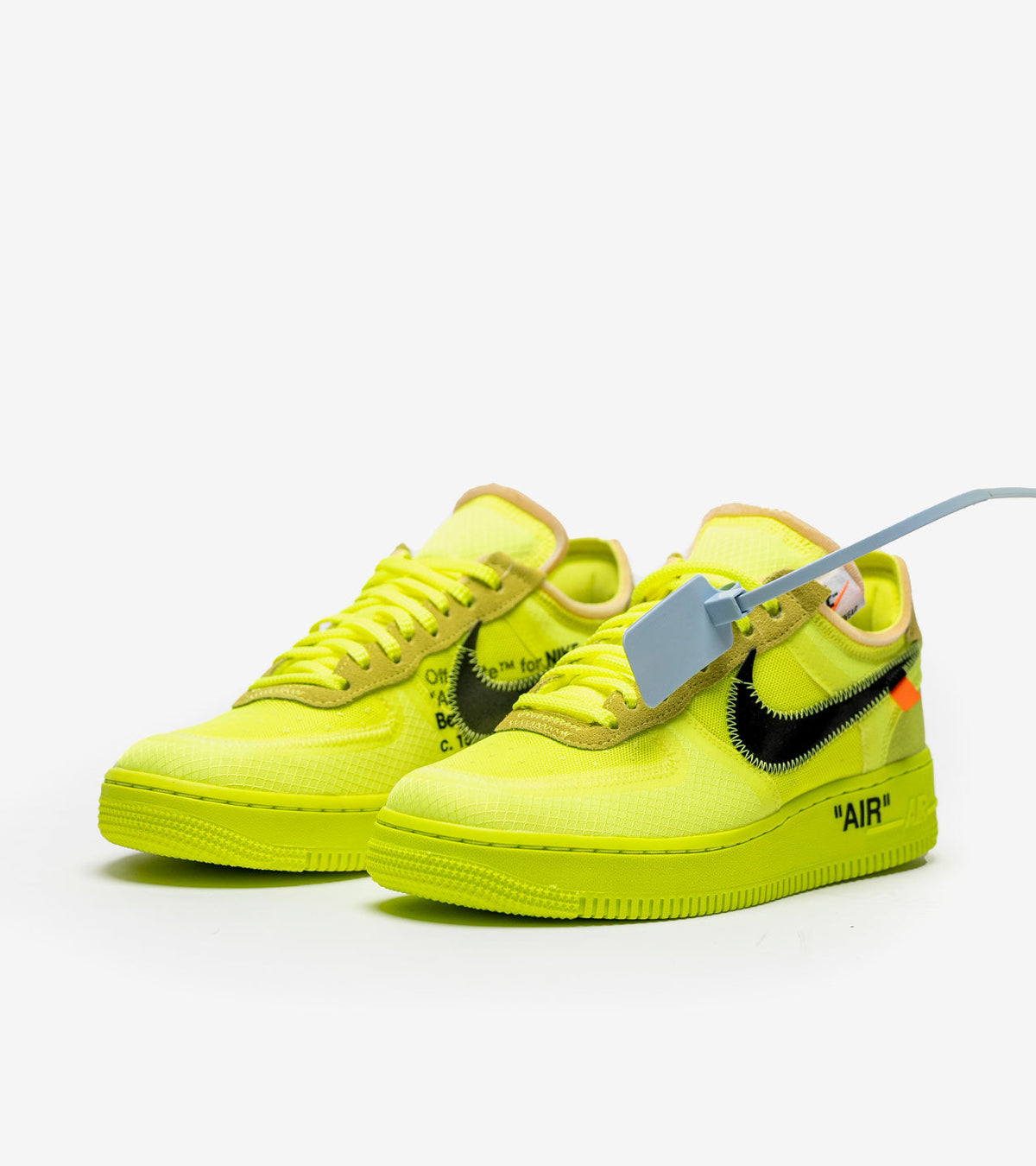 Nike Air Force 1 Low Off-White Volt — Collaboration Nike x Off-White