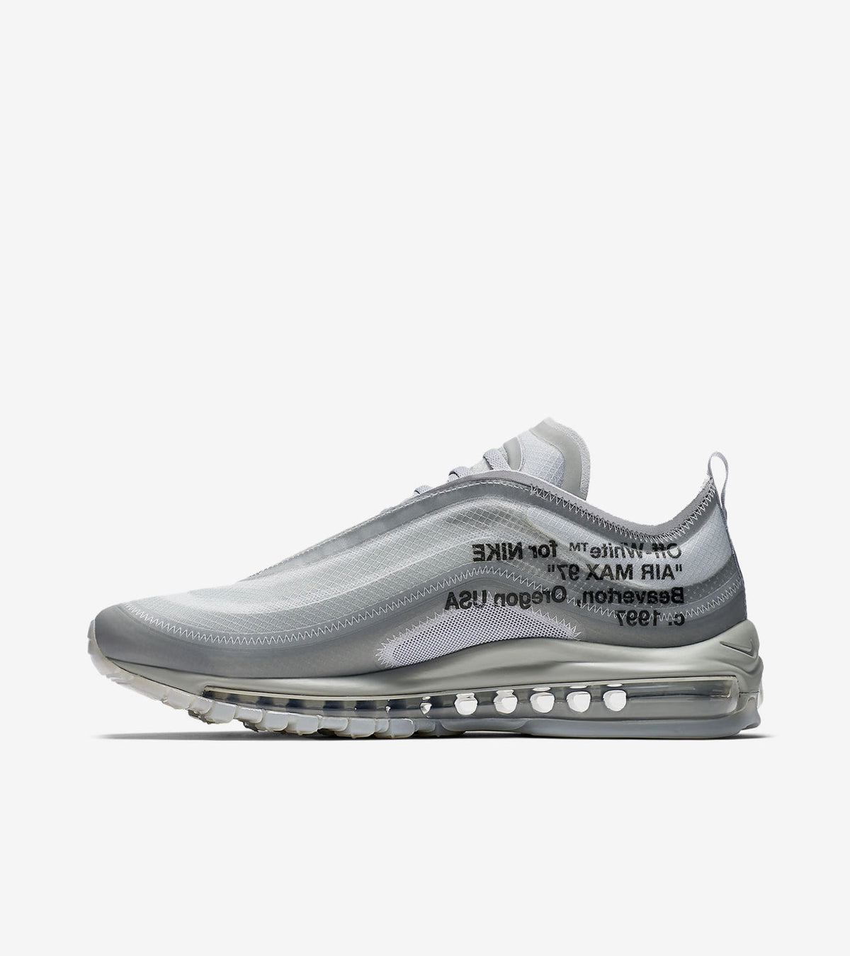 Nike Air Max 97 × Off-White « Menta » — Collaboration Virgil Abloh