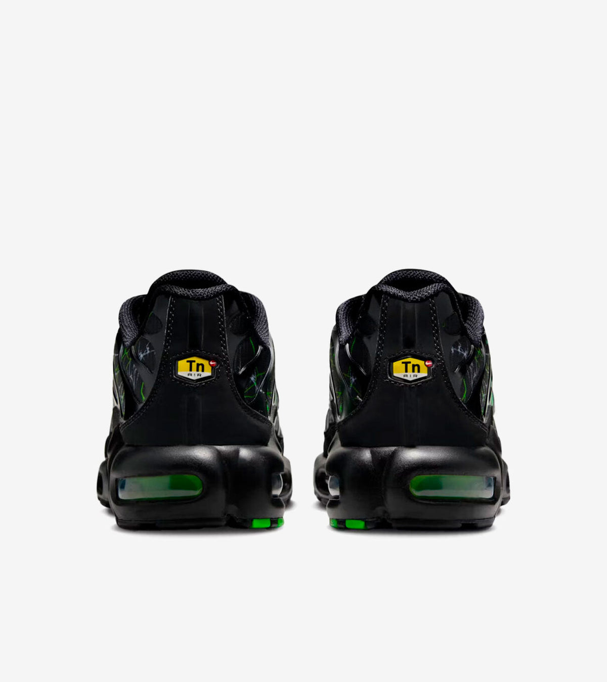 Nike Air Max Plus – Shattered Glass (Noir / Wolf Grey / Green Strike)