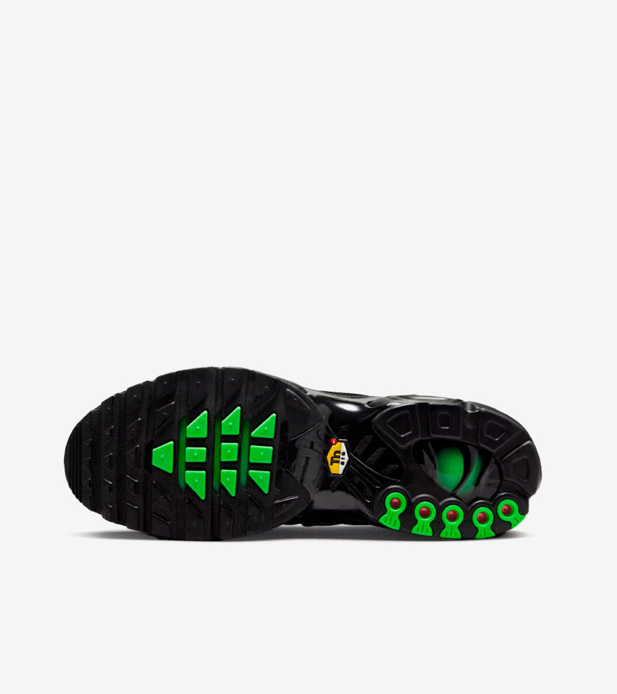 Nike Air Max Plus – Shattered Glass (Noir / Wolf Grey / Green Strike)