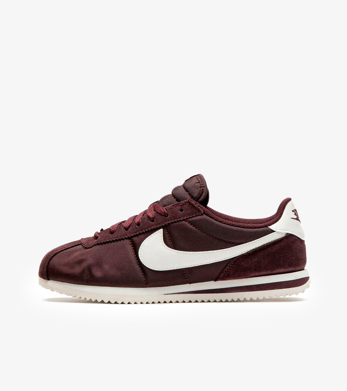 Nike Cortez Textile Burgundy Crush Sail – Femme (moins de 100 €)