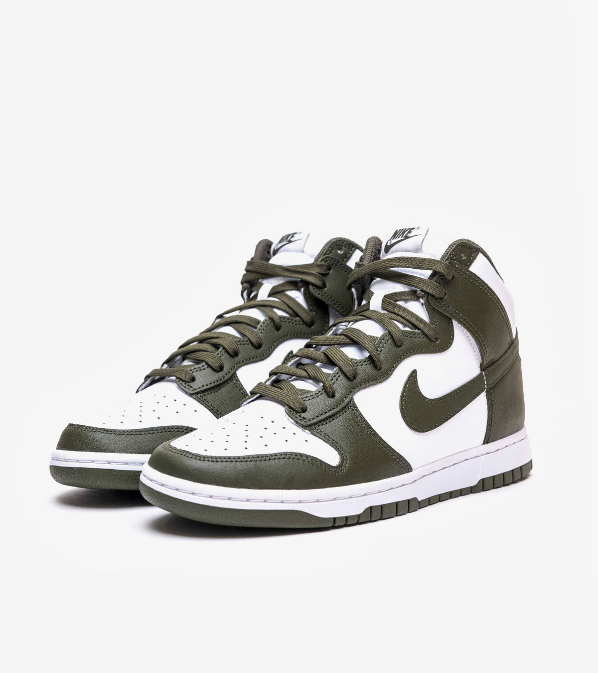 Nike Dunk High Retro — Cargo Khaki (White / Cargo Khaki)