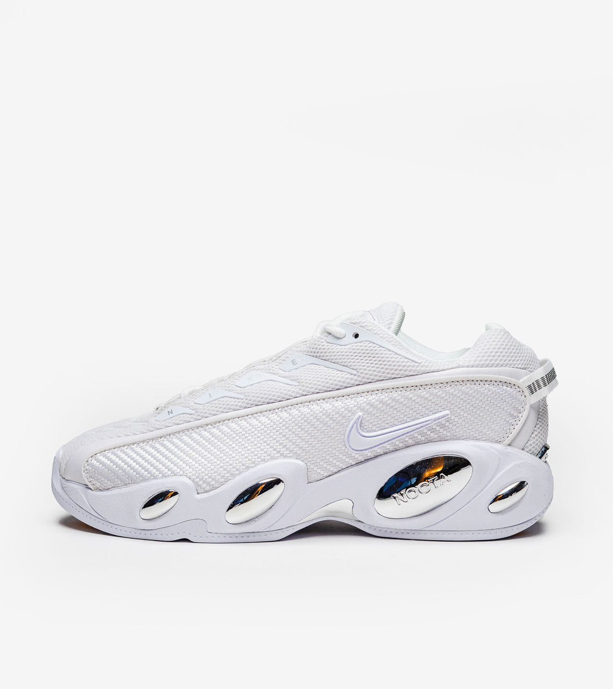 Nike x NOCTA Glide Drake White Chrome — Sneaker Blanc/Chrome