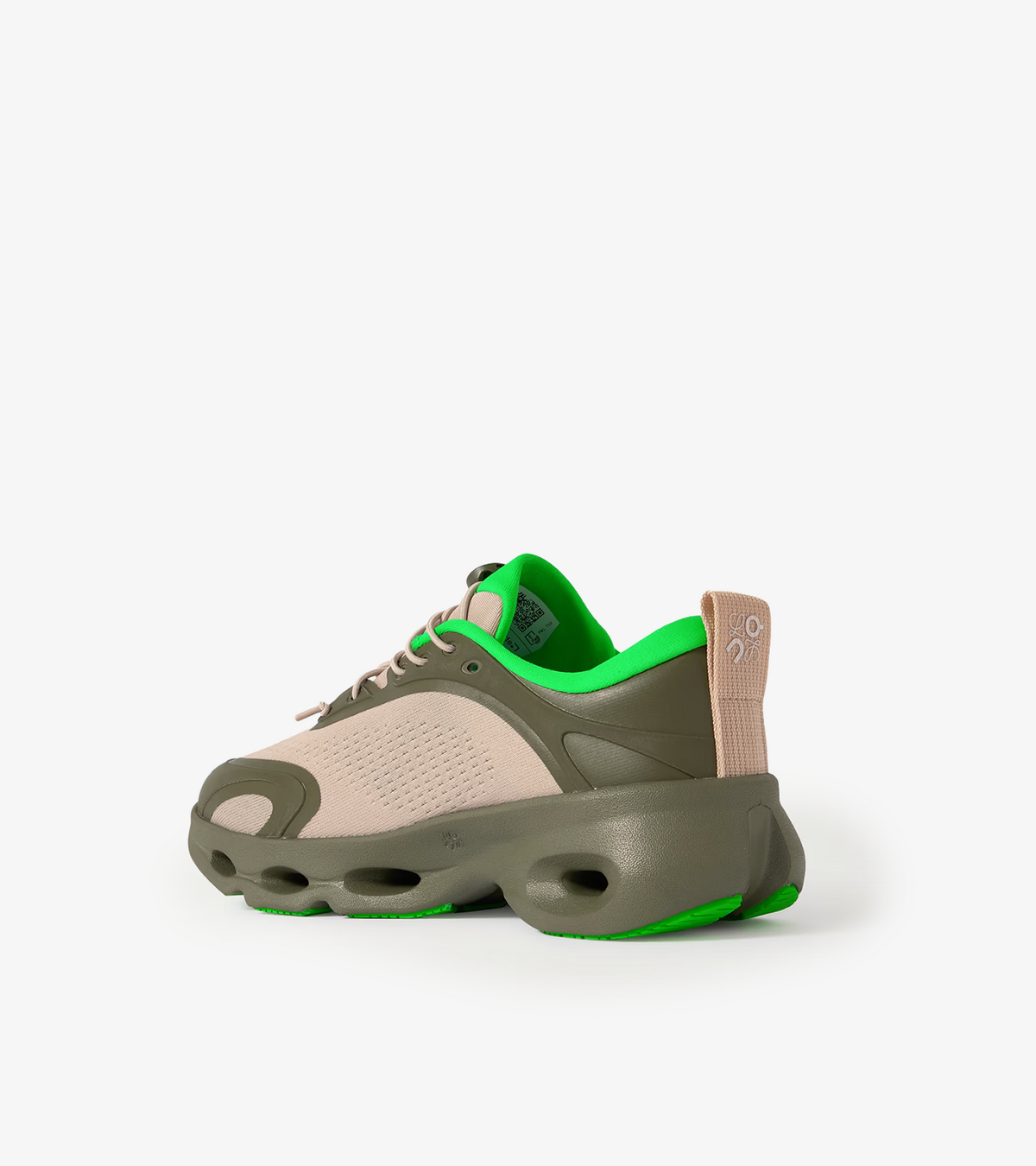 On Running Cloudsolo × LOEWE – Khaki Green / Sand