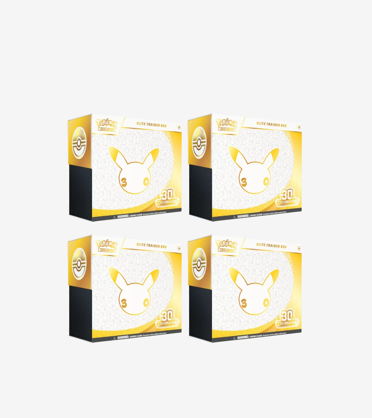 Pokémon TCG – Mega Evolution 30th Celebration Elite Trainer Box – Lot de 4 coffrets
