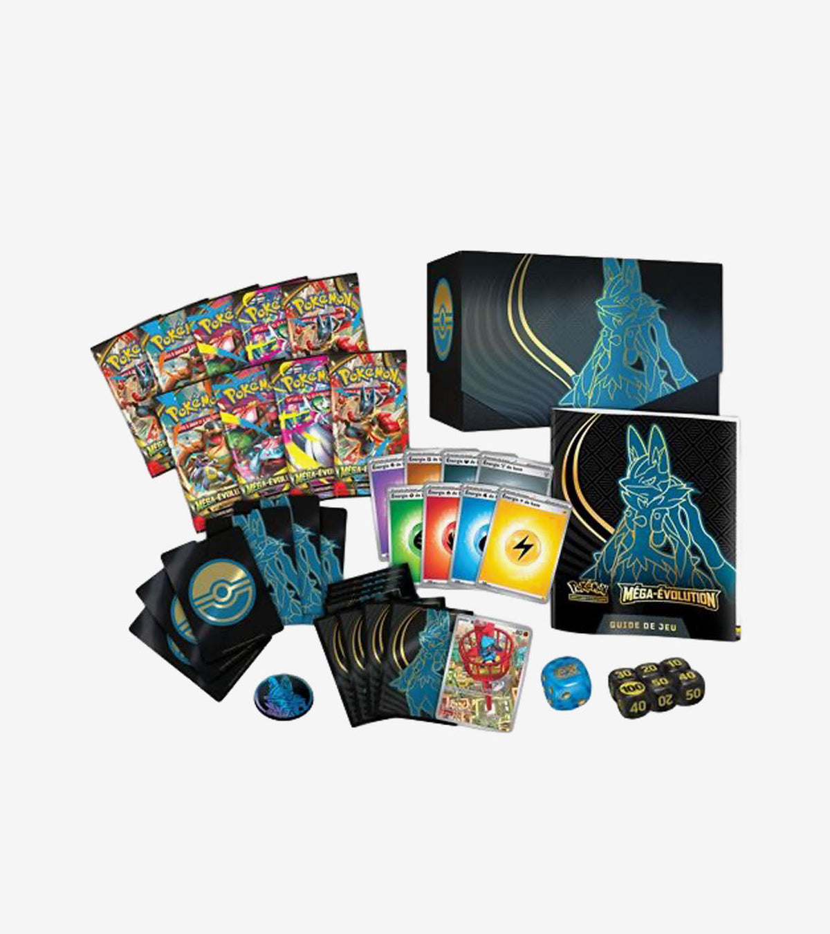 Pokémon TCG Méga-Évolution – Elite Trainer Box Mega Lucario (EN)