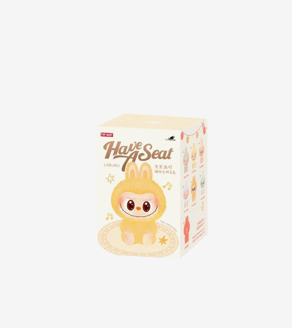 Pop Mart Labubu – The Monsters Have a Seat | Porte-clé Blind Box Vinyle & Peluche