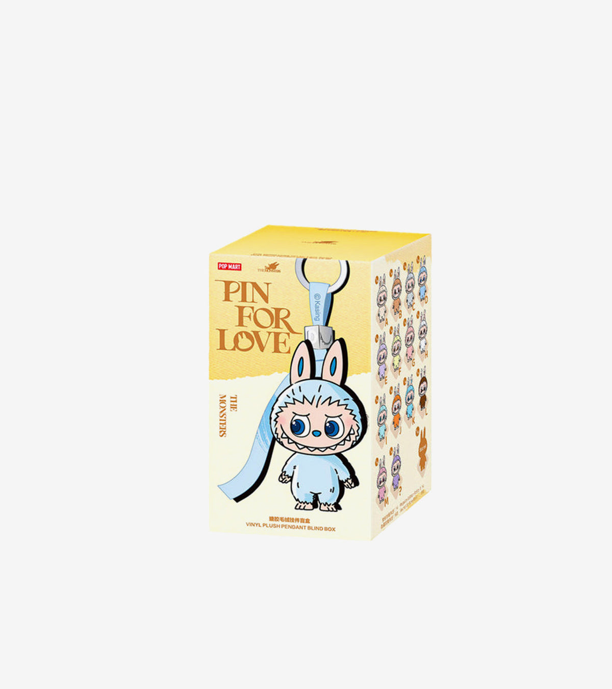 Pop Mart Labubu The Monsters – Pin for Love Vinyl Plush Pendant (A-M) Single Blind Box
