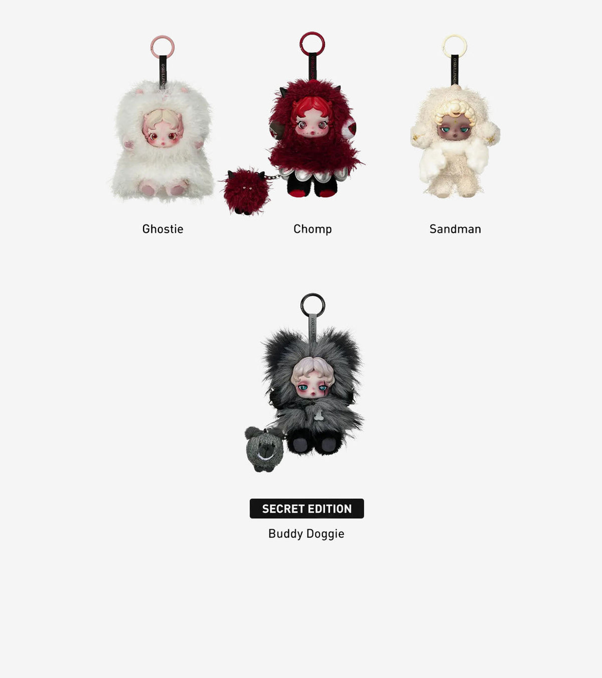 Pop Mart SKULLPANDA You Found Me! – Pendentif Peluche Vinyle (Sealed Case)