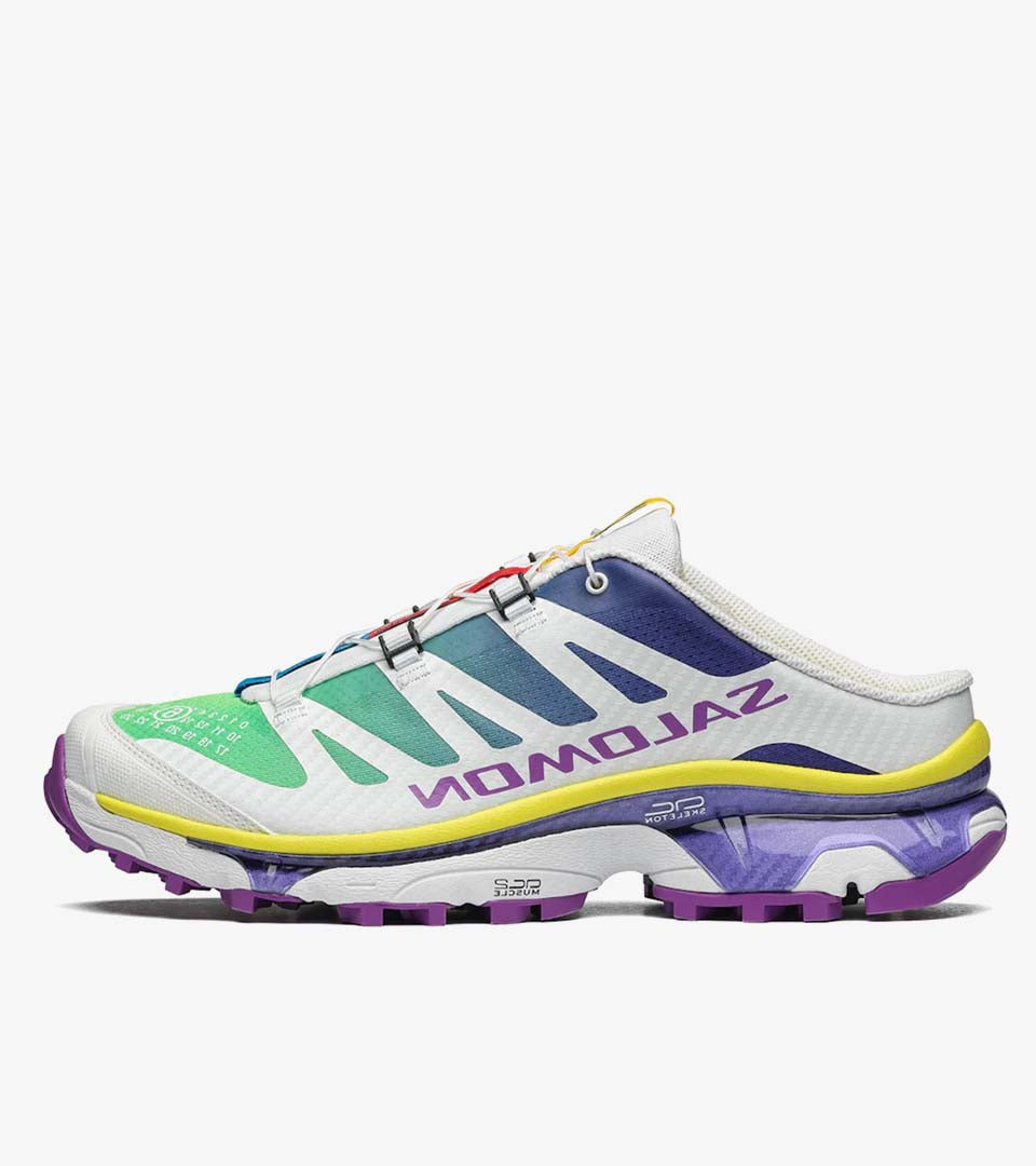 Salomon XT-4 Mule x MM6 Maison Margiela – Spectrum Blue / White / Spring Bouquet