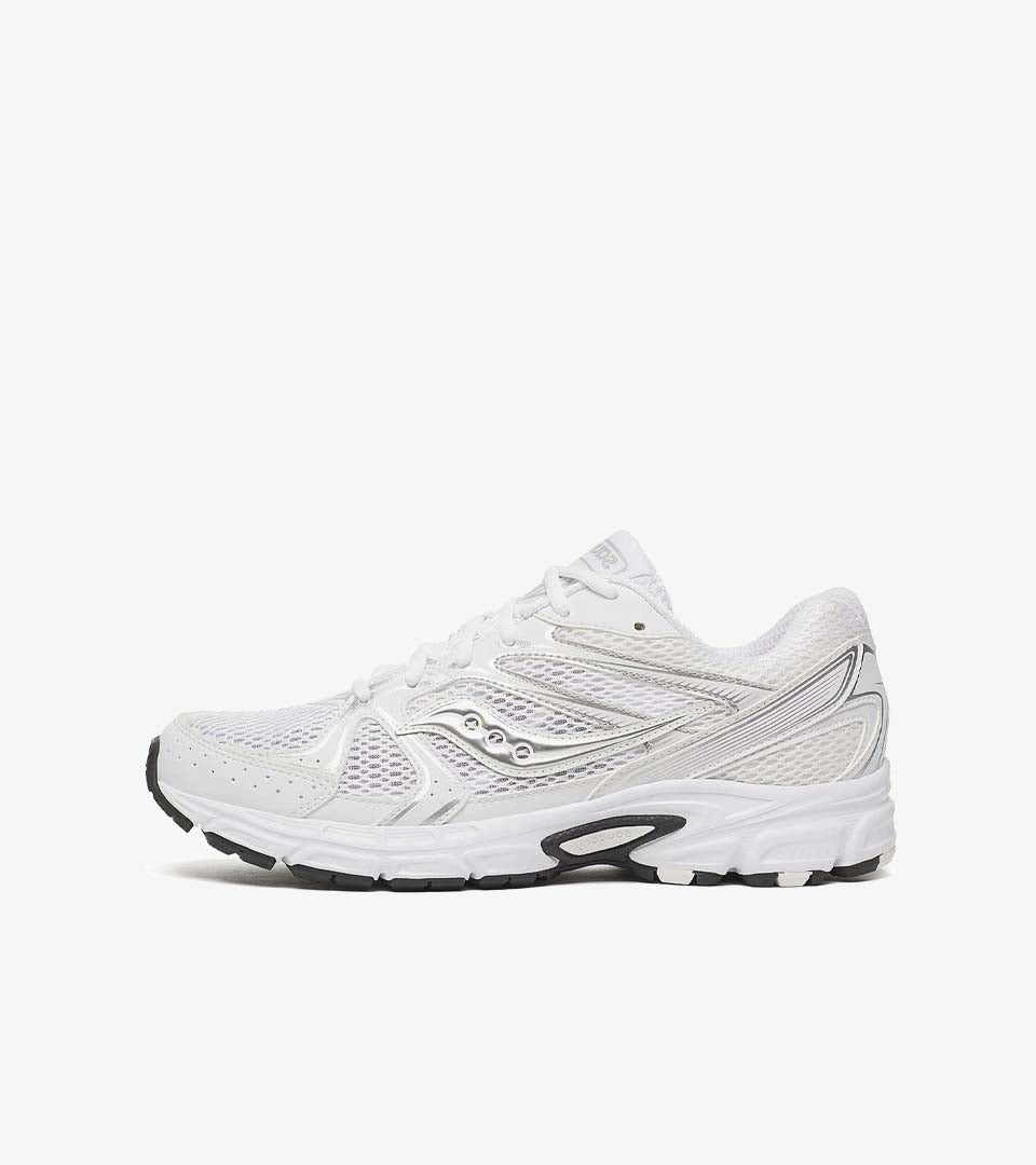 Saucony Grid Ride Millennium – White / Silver / Black | Autres Marques