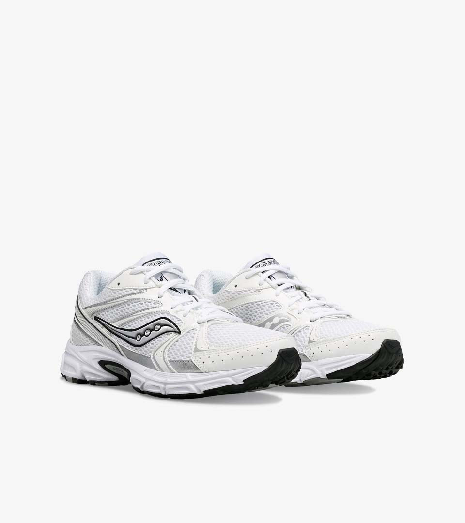 Saucony Grid Ride Millennium – White / Silver / Black | Autres Marques