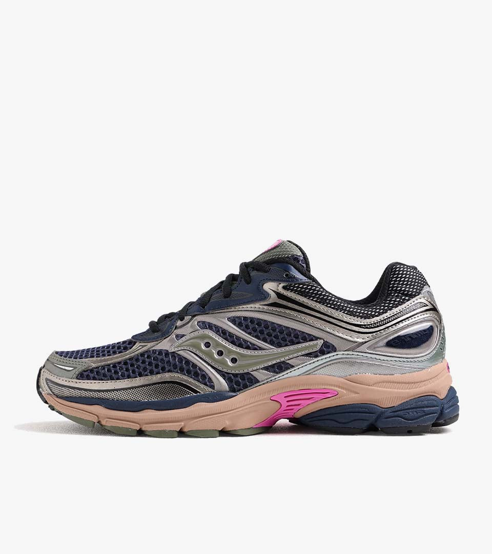 Saucony ProGrid Omni 9 — Sneaker "Blue Brush" Rétro-Running