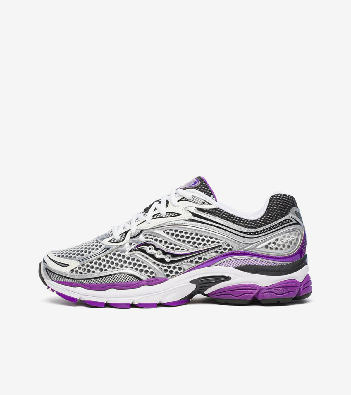 Saucony ProGrid Omni 9 – White Black Silver Purple (autres marques)