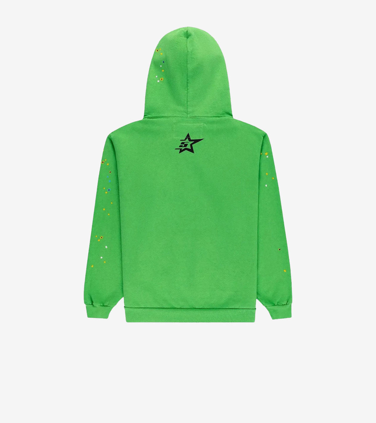 Sp5der Punk V2 Rhinestone Hoodie – Vert Éclatant (Streetwear Premium)