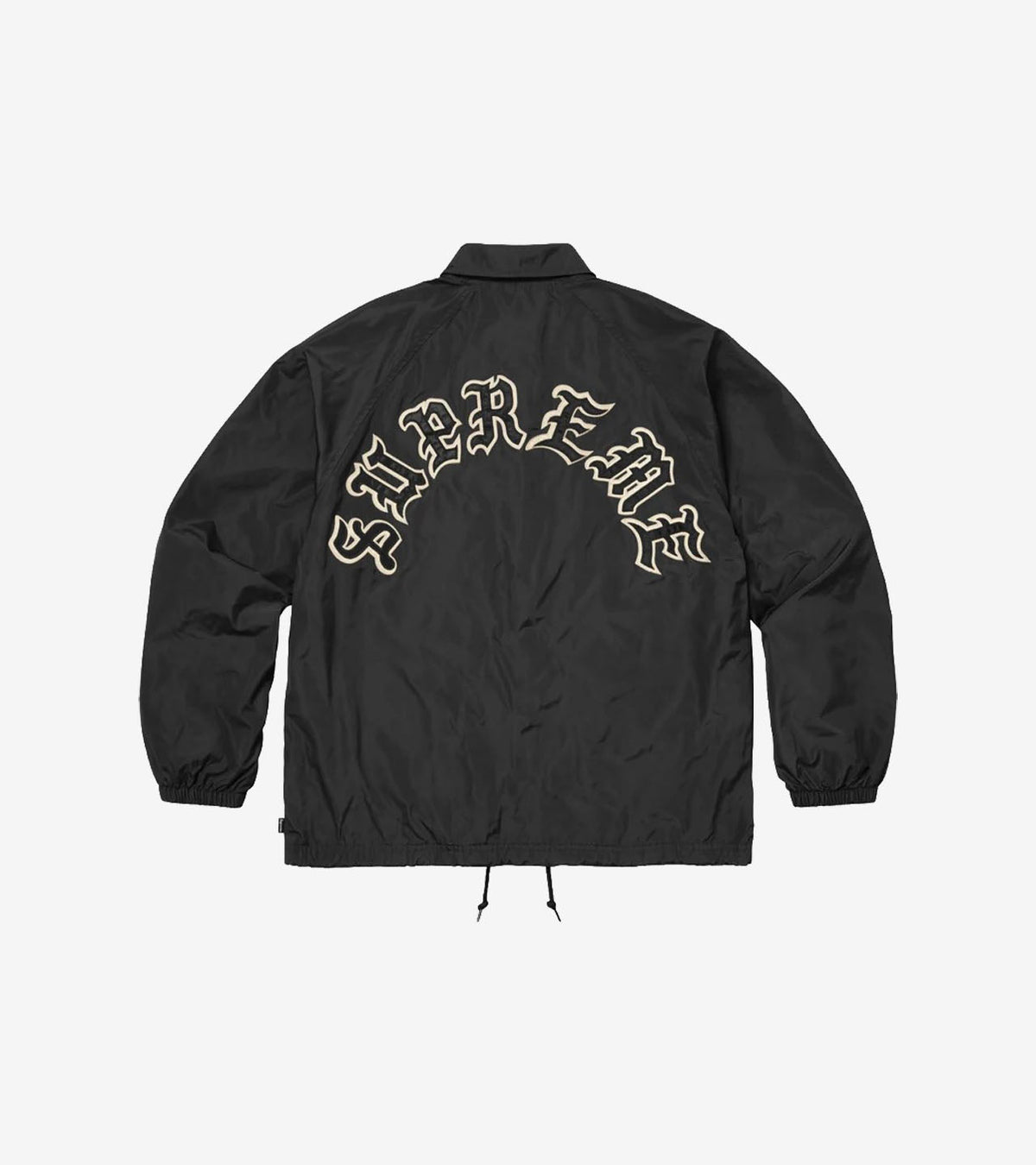 Supreme Old English Arc Coaches Jacket – Noir | Christmas 48h