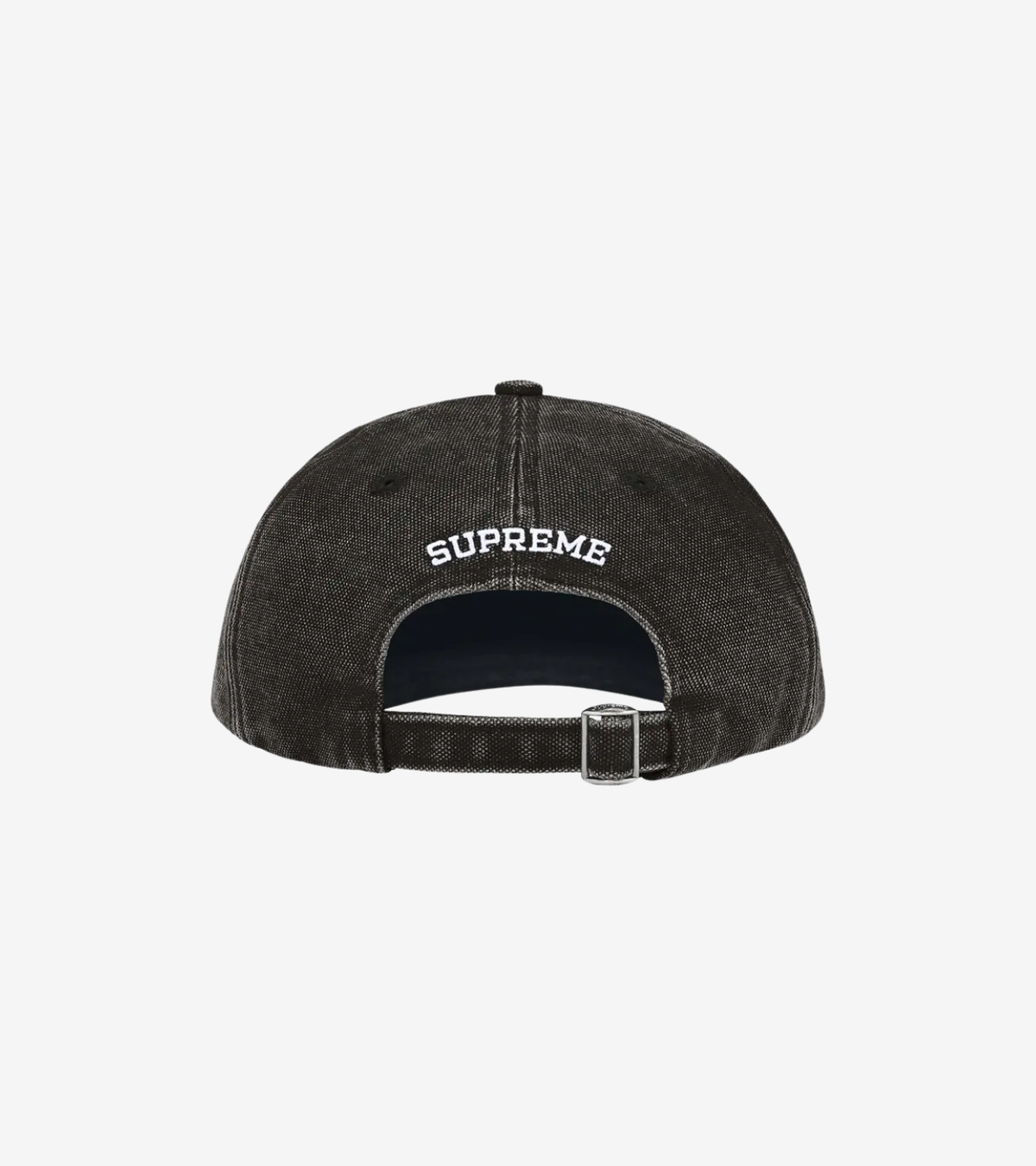 Supreme Pigment Coated Canvas S Logo 6-Panel – Black (moins de 200€)